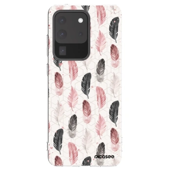 Picasee silikonski prozorni ovitek za Samsung Galaxy S20 Ultra 5G G988F - Feather 2