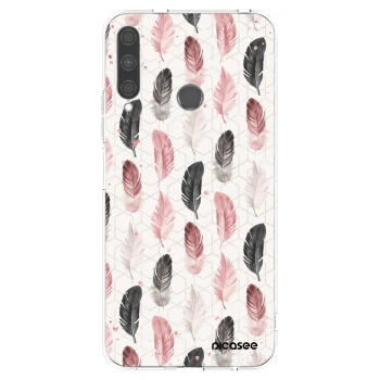 Picasee silikonski prozorni ovitek za Huawei P40 Lite E - Feather 2