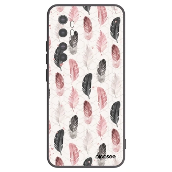 Picasee silikonski črni ovitek za Xiaomi Mi Note 10 Lite - Feather 2