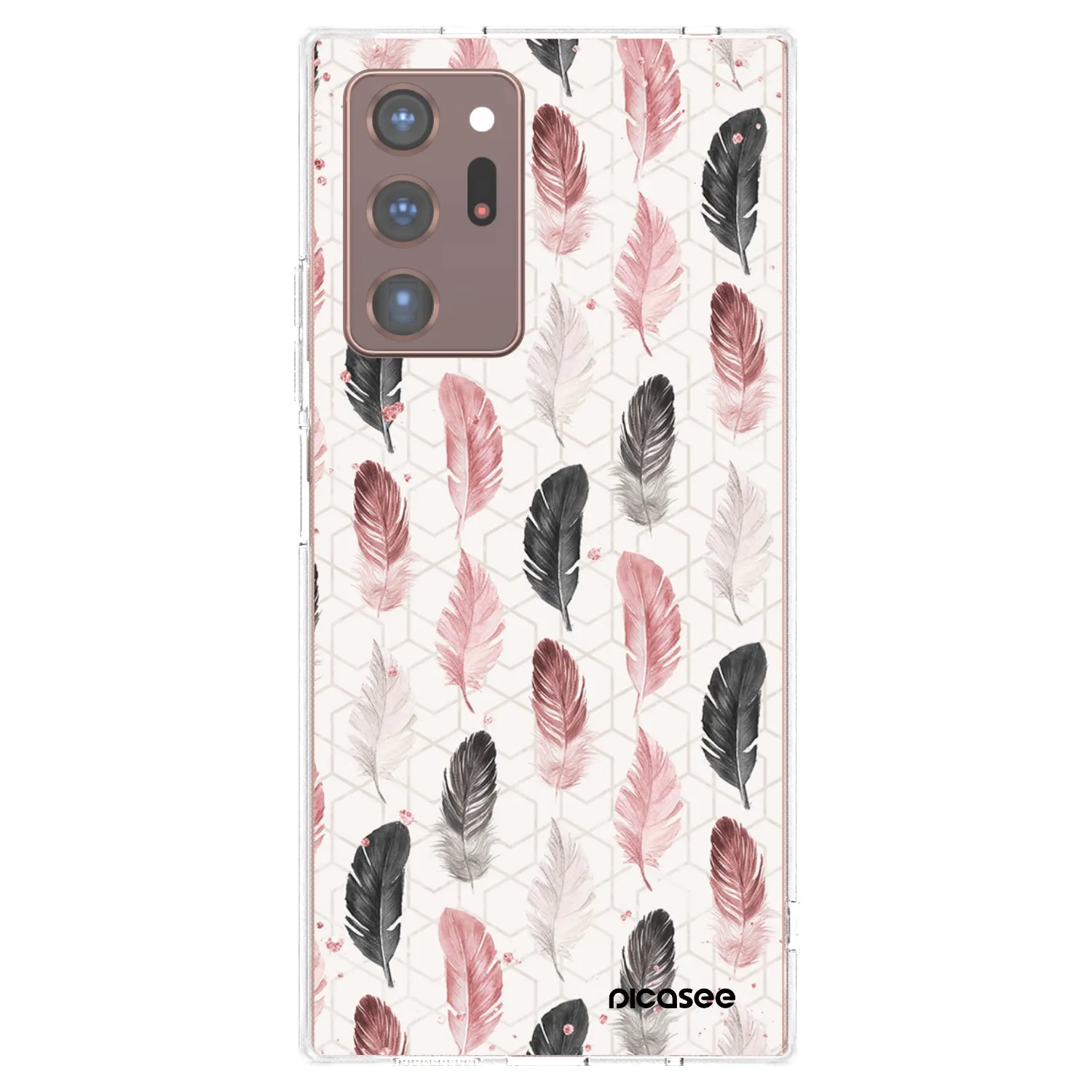 Picasee silikonski prozorni ovitek za Samsung Galaxy Note 20 Ultra - Feather 2