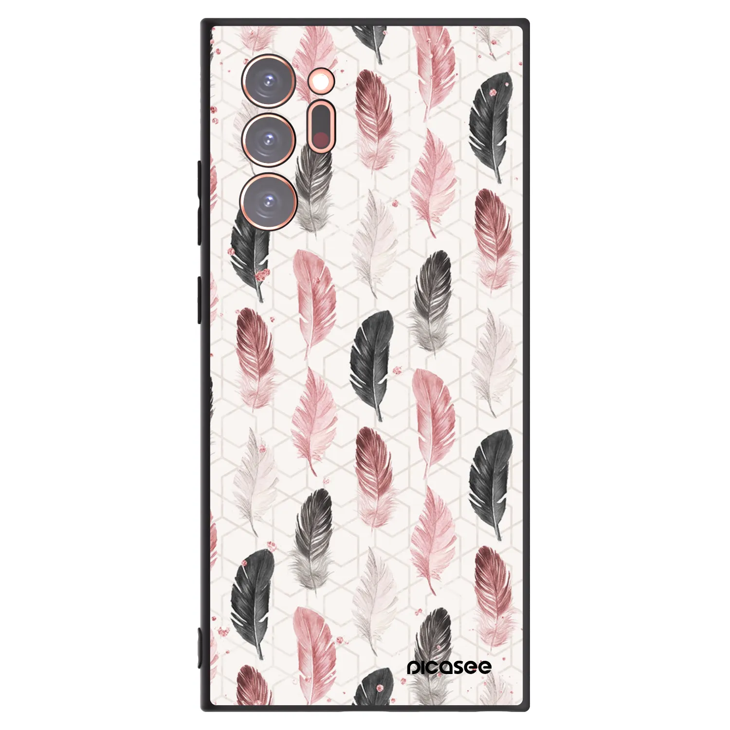 Picasee silikonski črni ovitek za Samsung Galaxy Note 20 Ultra - Feather 2