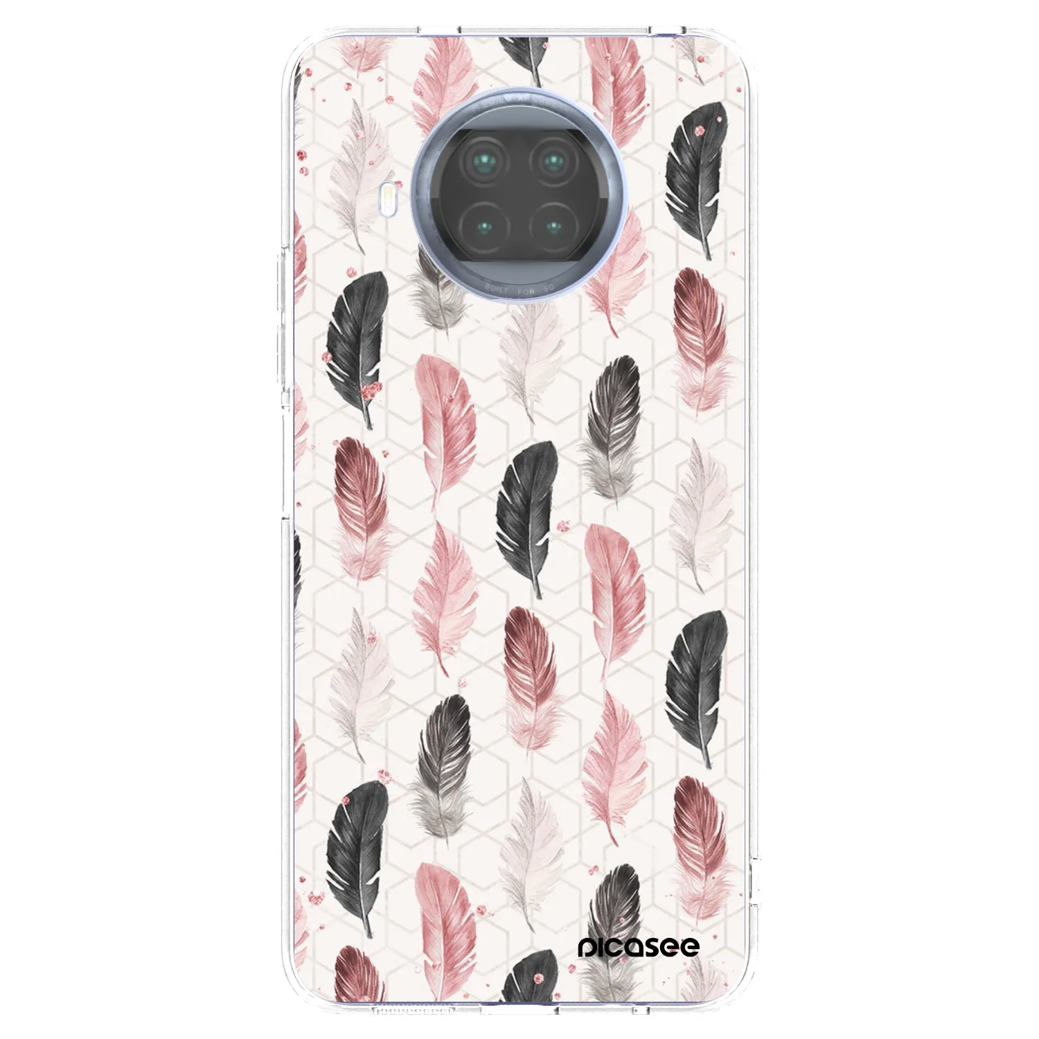 Picasee silikonski prozorni ovitek za Xiaomi Mi 10T Lite - Feather 2