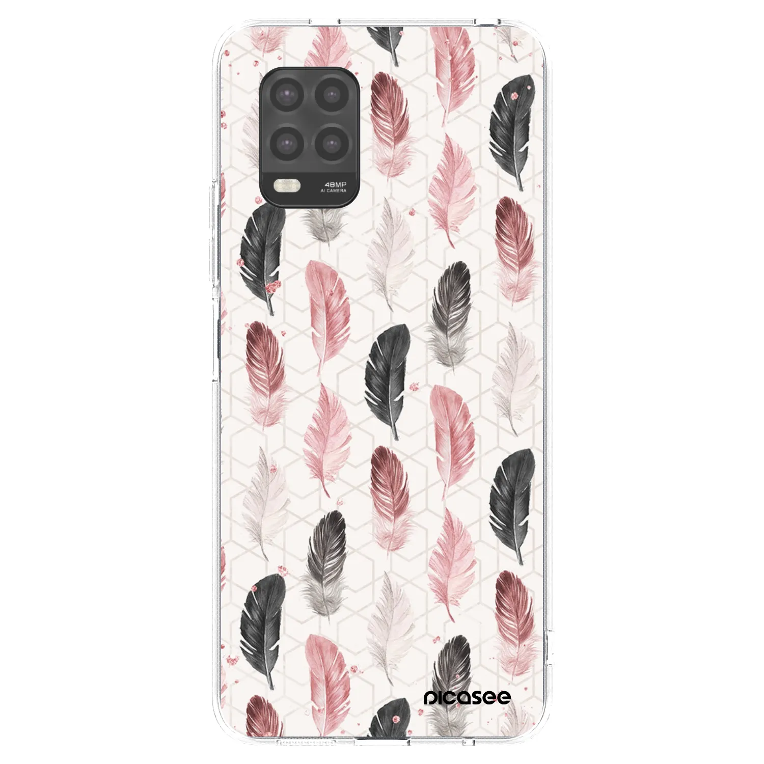 Picasee silikonski prozorni ovitek za Xiaomi Mi 10 Lite - Feather 2