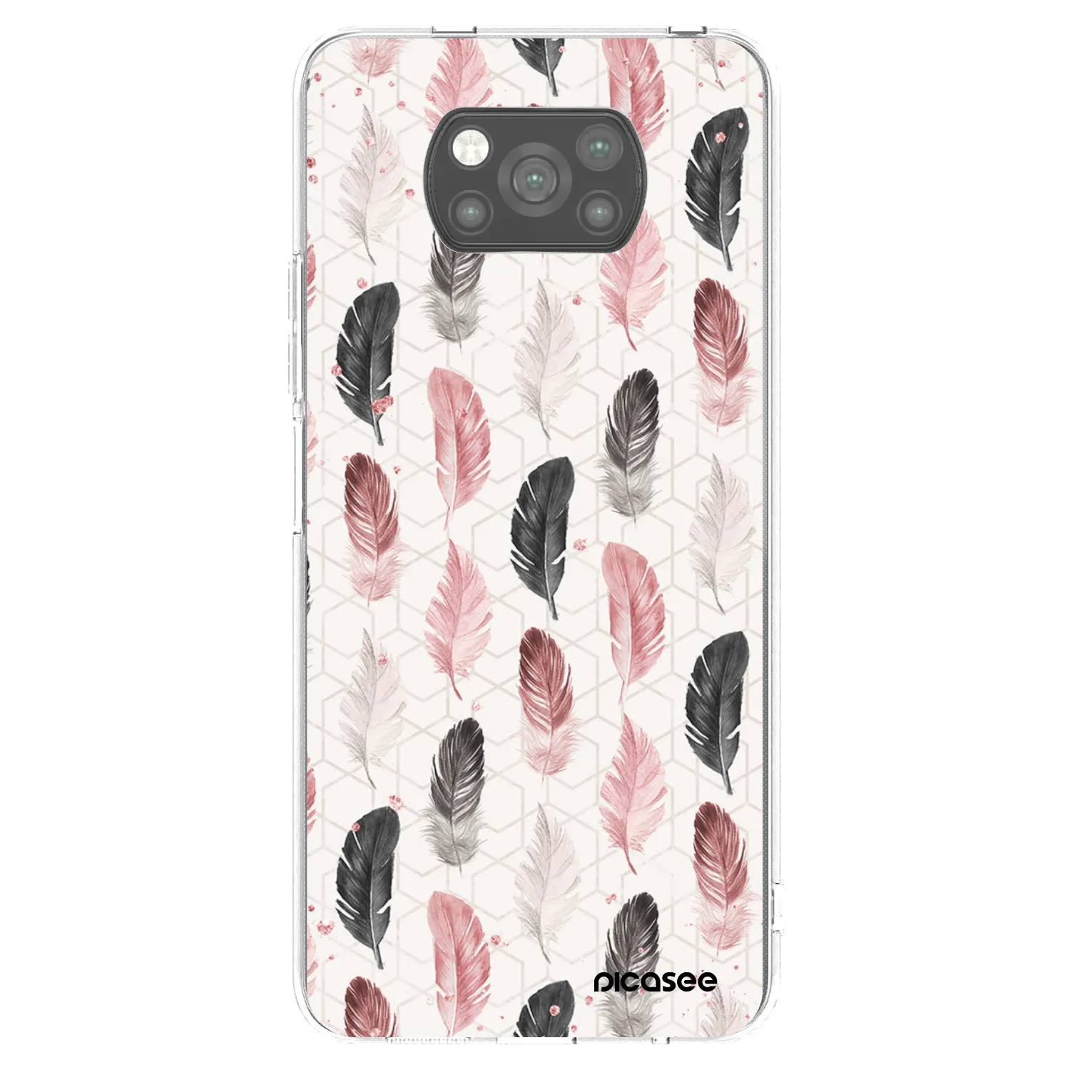 Picasee silikonski črni ovitek za Xiaomi Poco X3 Pro - Feather 2