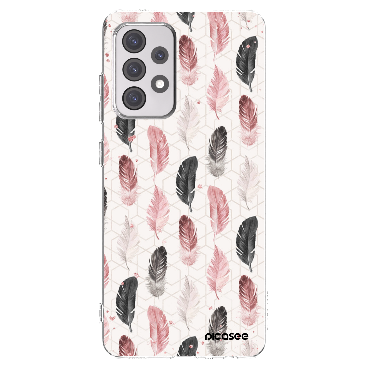 Picasee silikonski prozorni ovitek za Samsung Galaxy A52s 5G A528B - Feather 2