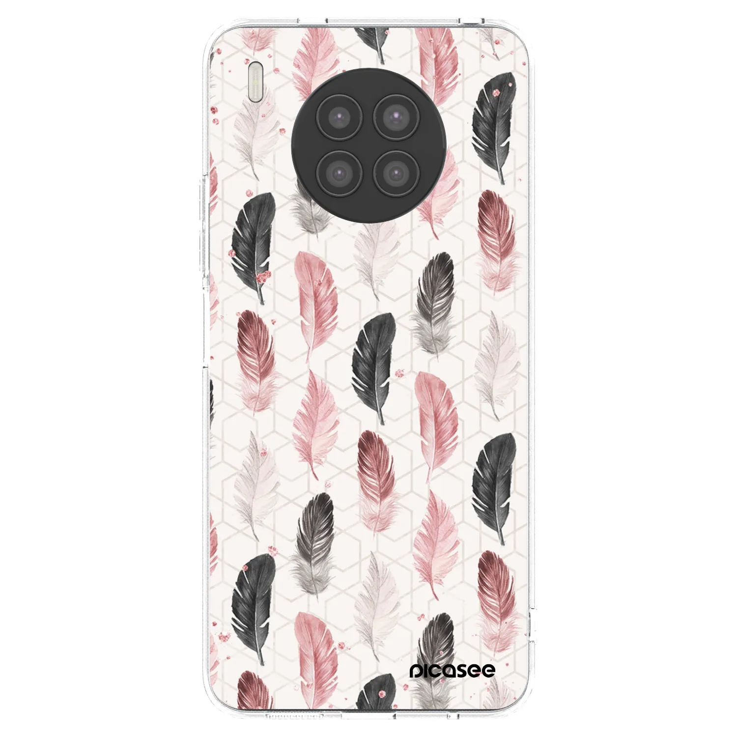 Picasee silikonski prozorni ovitek za Huawei Nova 8i - Feather 2