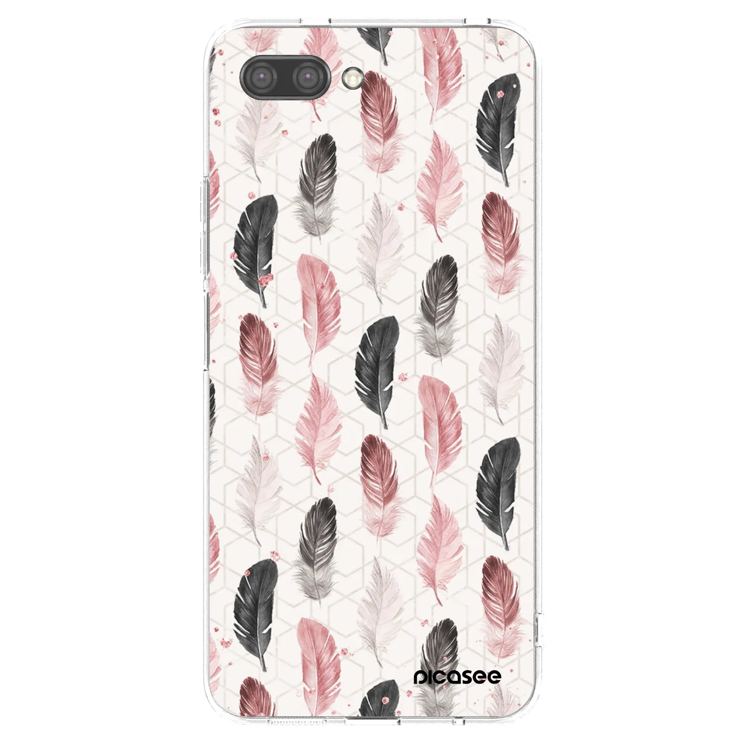 Picasee silikonski prozorni ovitek za Honor 10 - Feather 2