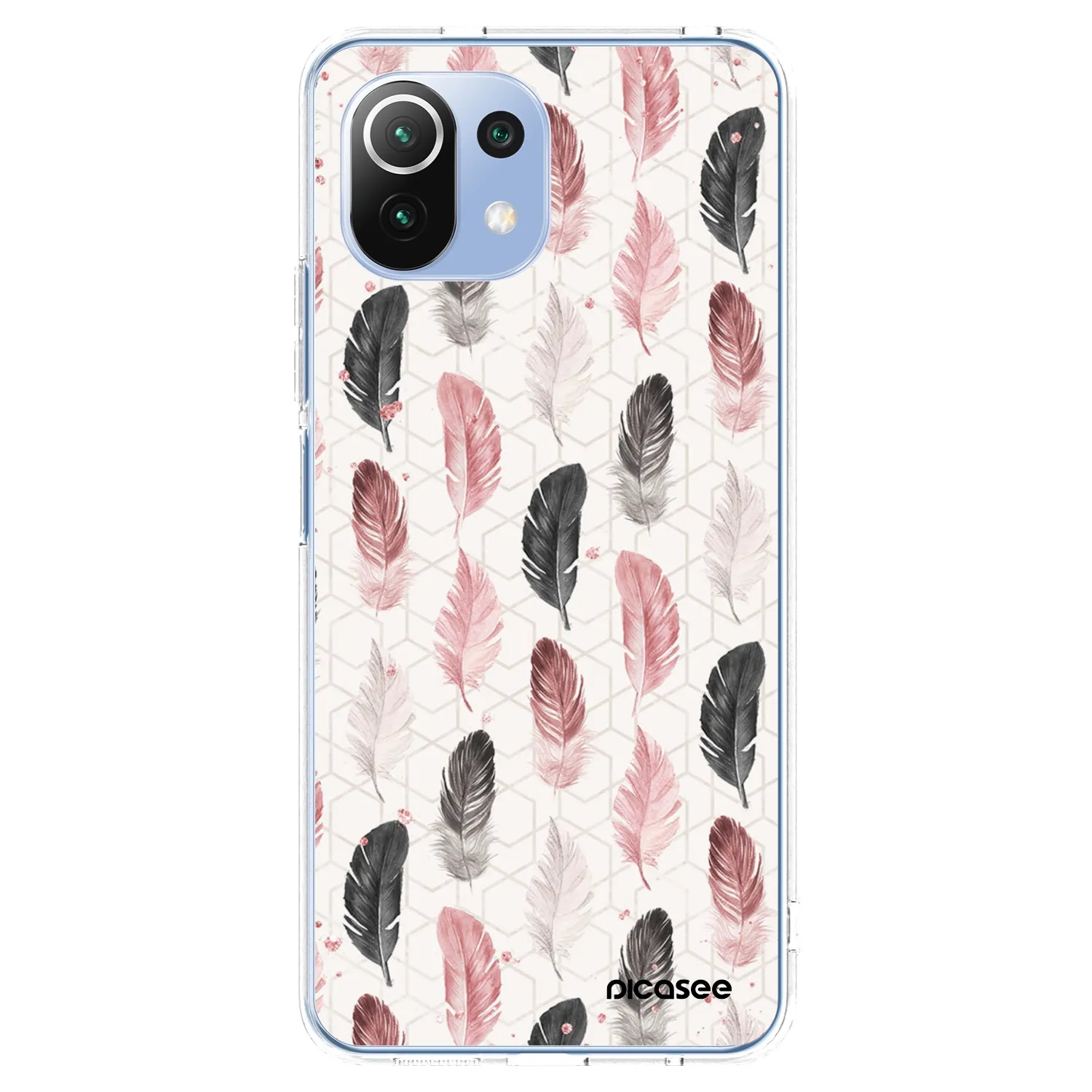 Picasee silikonski prozorni ovitek za Xiaomi 11 Lite 5G NE - Feather 2