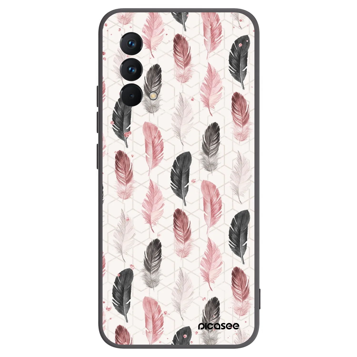 Picasee silikonski črni ovitek za Realme GT Master Edition 5G - Feather 2