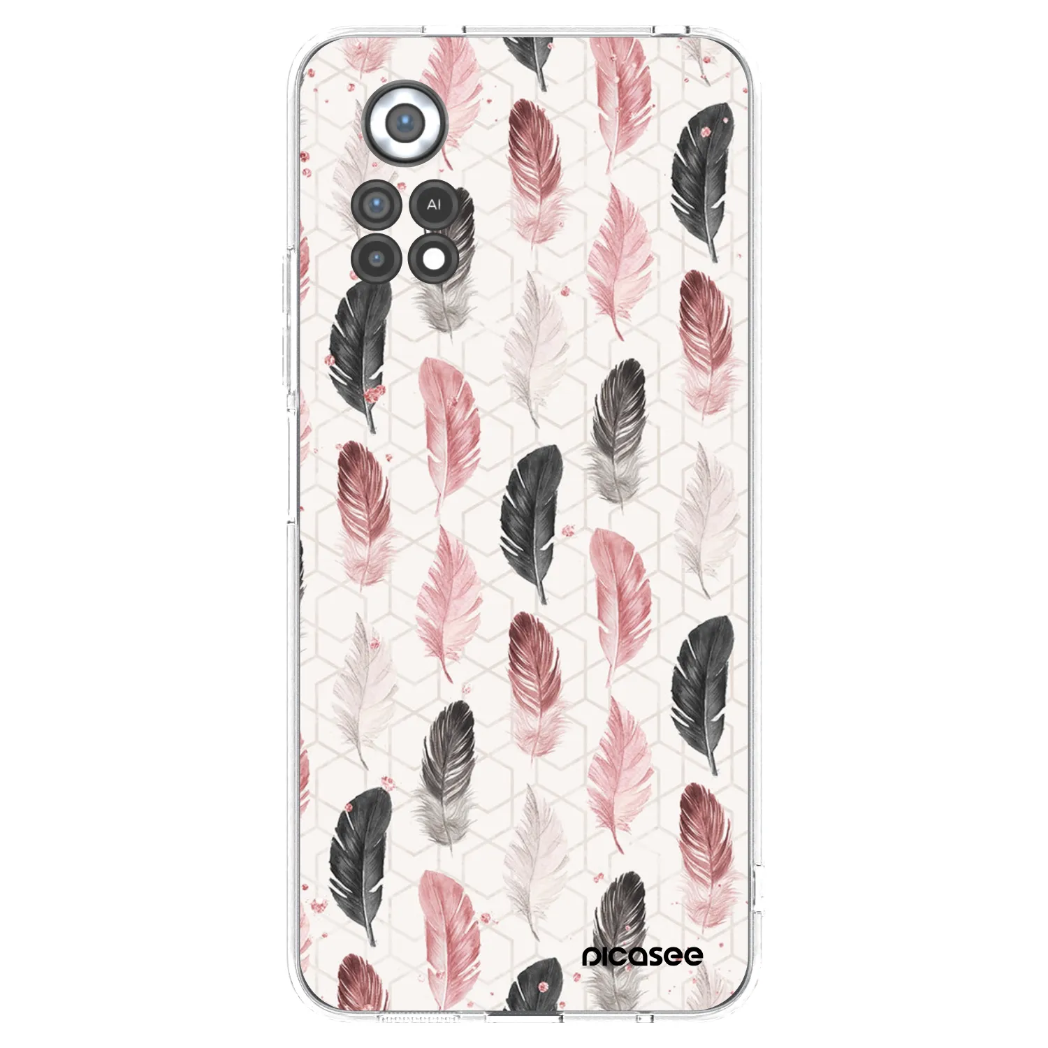 Picasee silikonski prozorni ovitek za Xiaomi Poco X4 Pro 5G - Feather 2