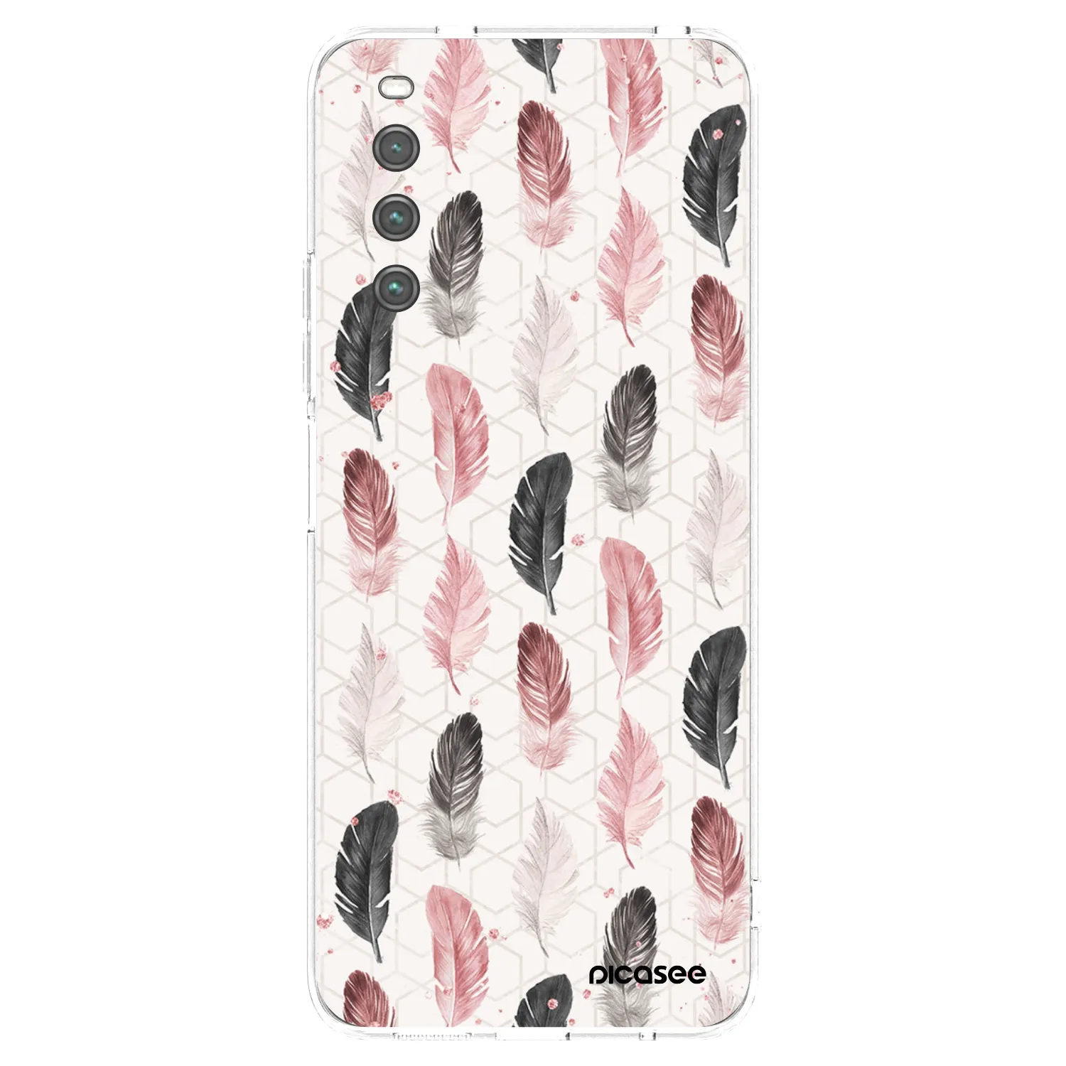 Picasee silikonski prozorni ovitek za Sony Xperia 10 IV 5G - Feather 2