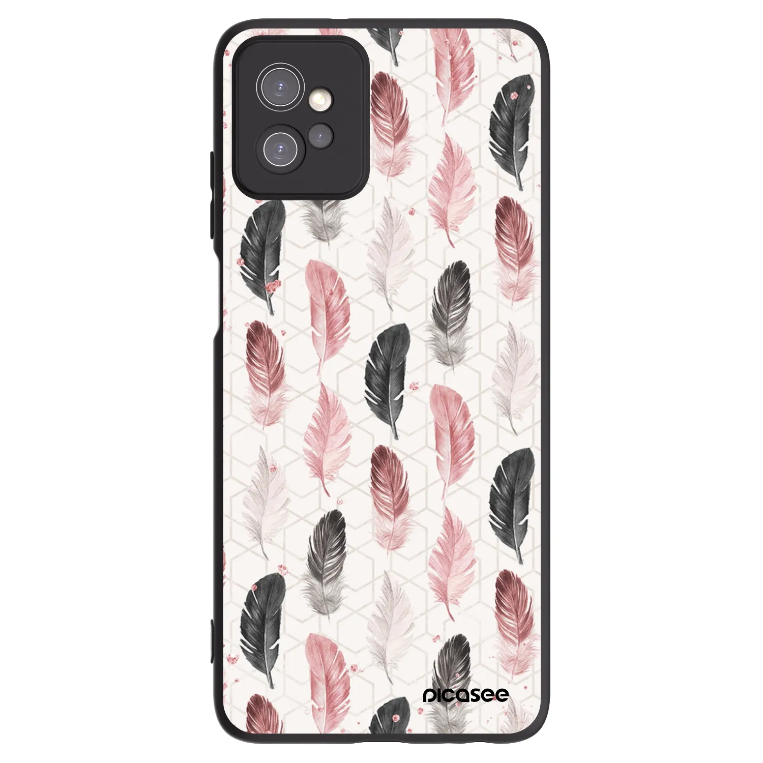 Picasee silikonski črni ovitek za Motorola Moto G32 - Feather 2
