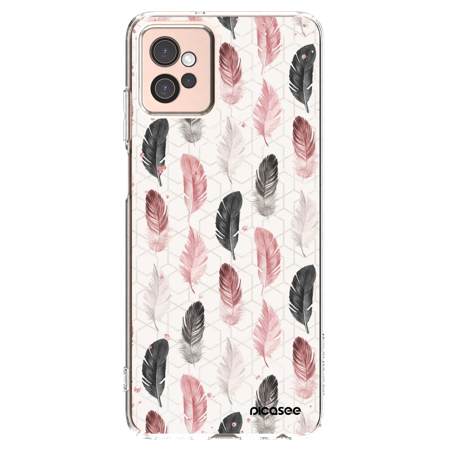 Picasee silikonski prozorni ovitek za Motorola Moto G32 - Feather 2