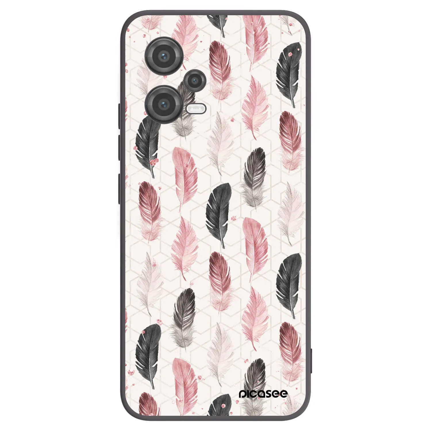 Picasee silikonski črni ovitek za Xiaomi Poco X5 - Feather 2