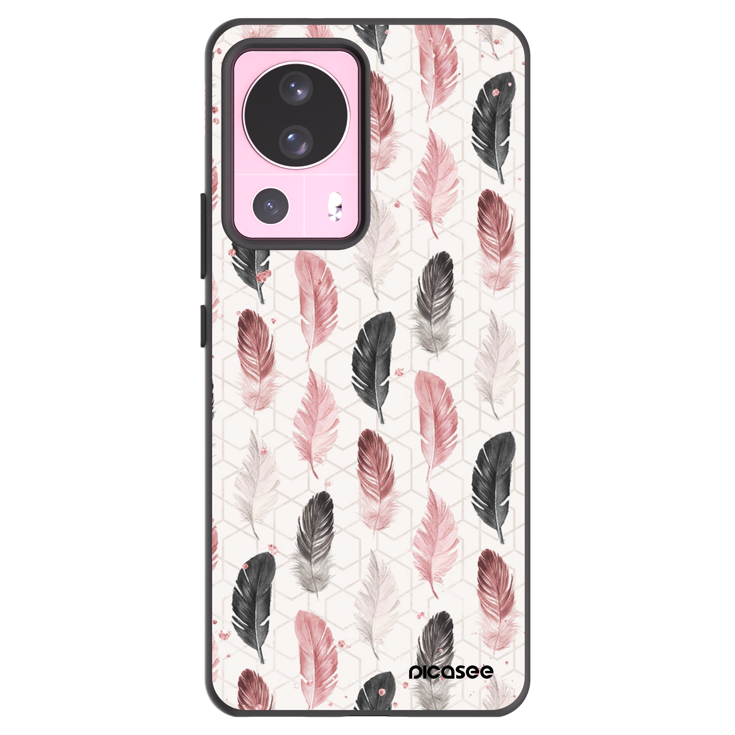 Picasee silikonski črni ovitek za Xiaomi 13 Lite - Feather 2