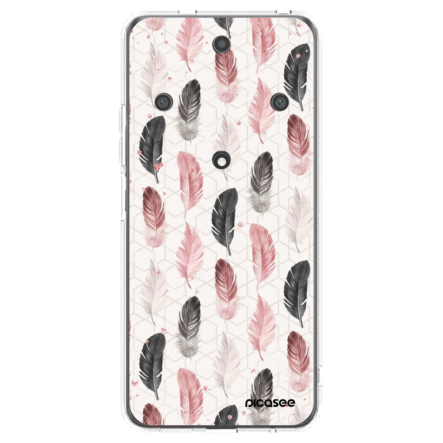 Picasee silikonski prozorni ovitek za Honor Magic5 Lite 5G - Feather 2