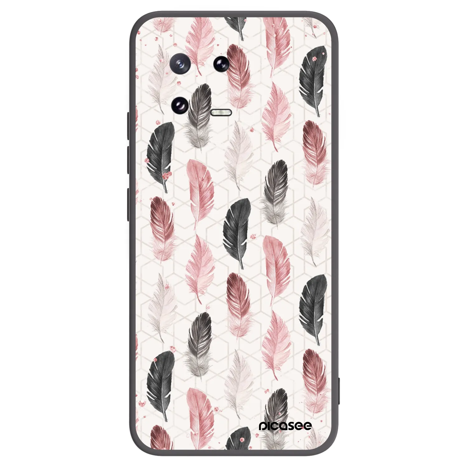 Picasee silikonski črni ovitek za Xiaomi 13 Pro - Feather 2
