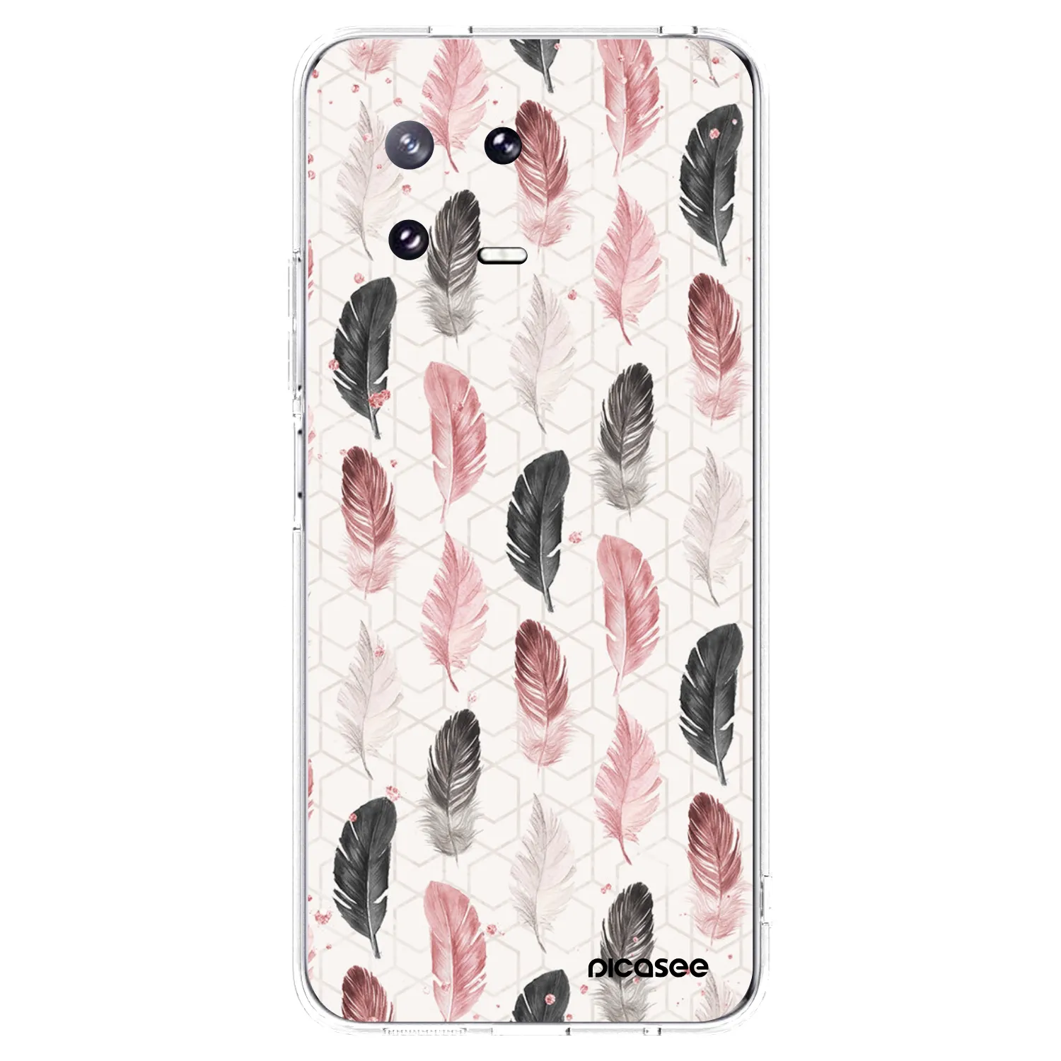 Picasee silikonski prozorni ovitek za Xiaomi 13 Pro - Feather 2