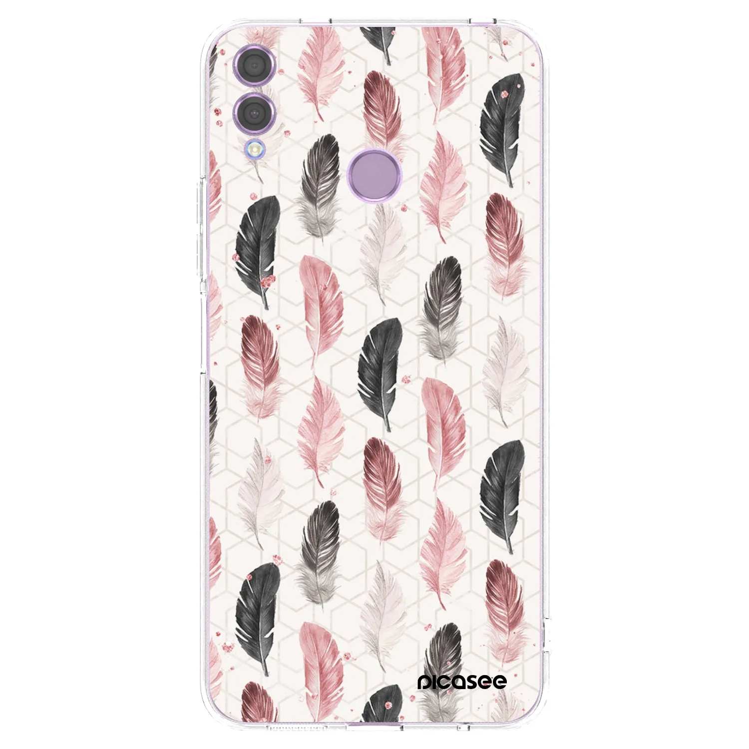 Picasee silikonski prozorni ovitek za Honor 8X - Feather 2