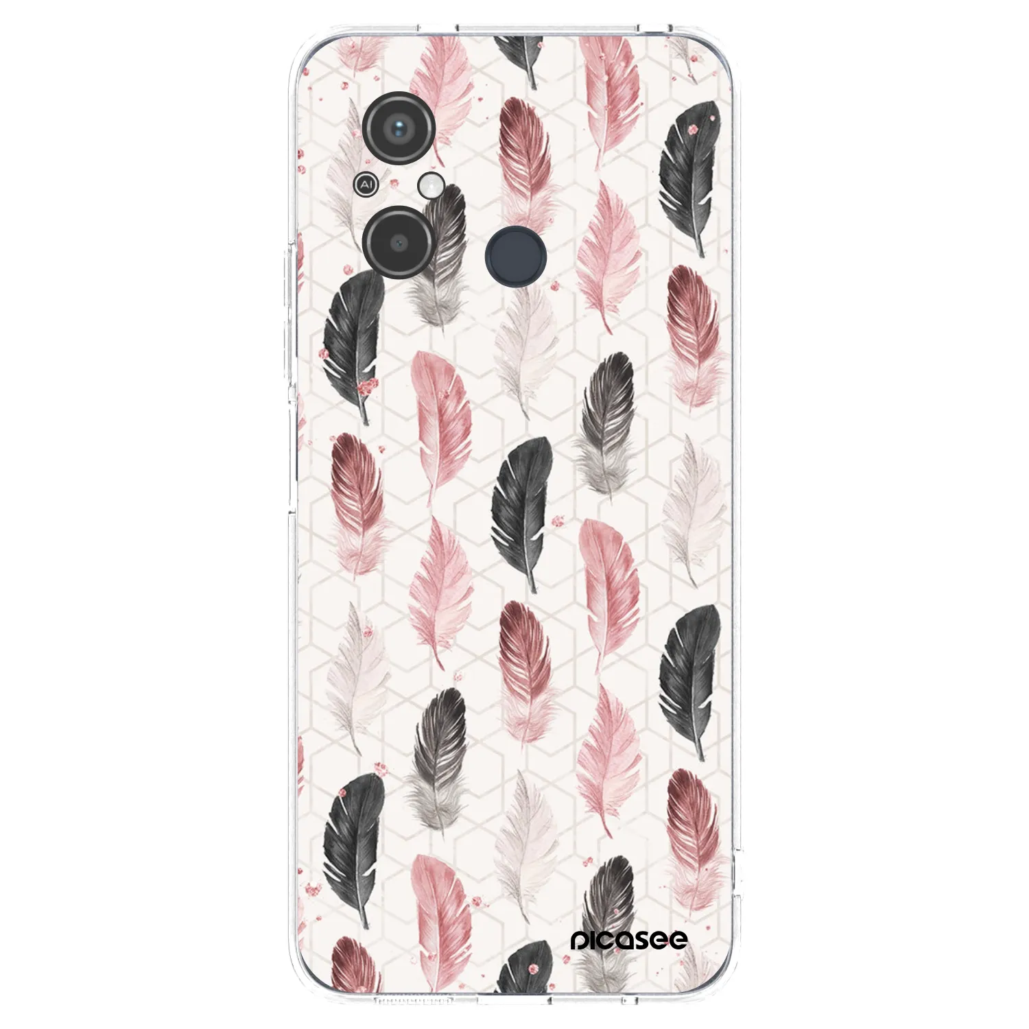 Picasee silikonski prozorni ovitek za Xiaomi Redmi 12C - Feather 2