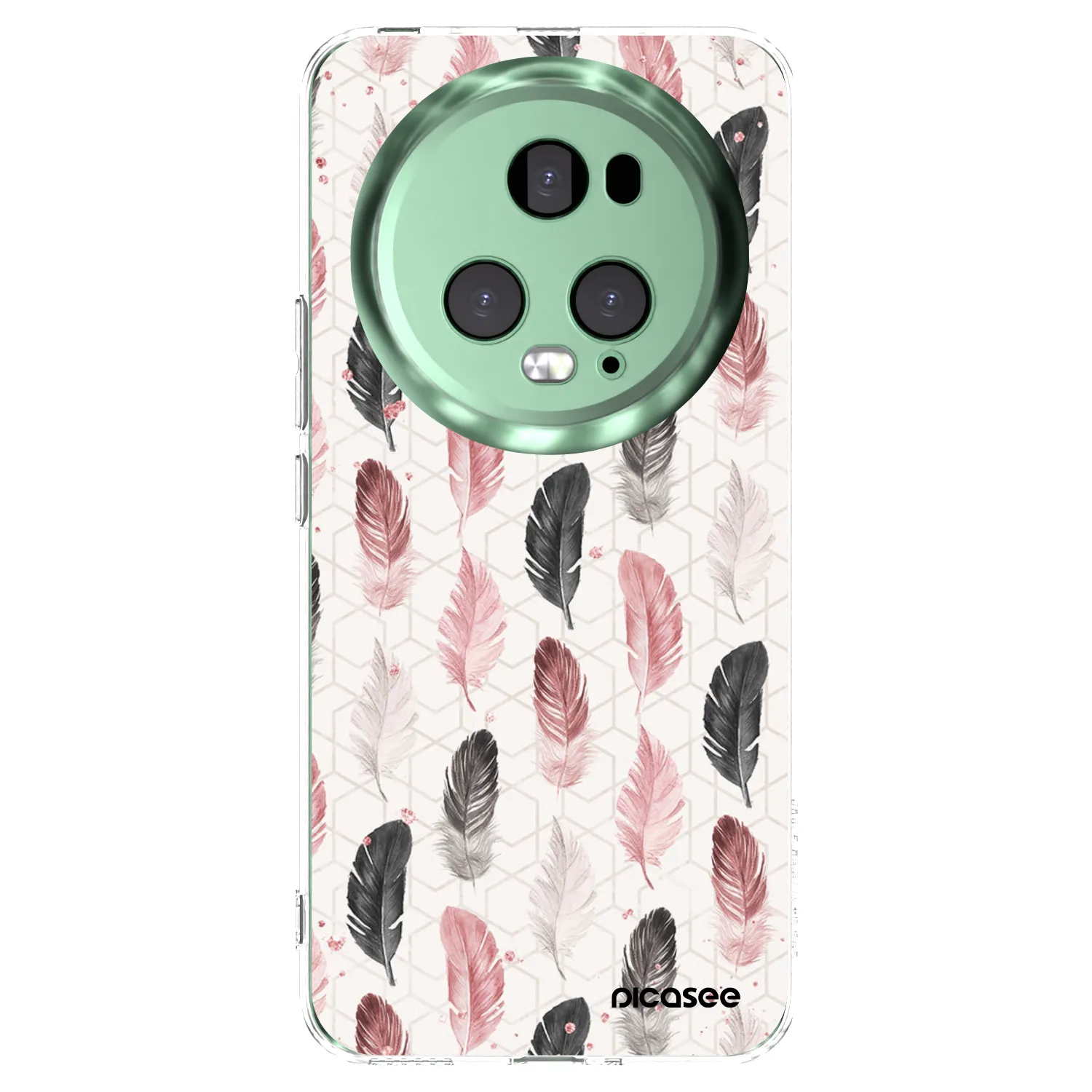 Picasee silikonski prozorni ovitek za Honor Magic5 Pro - Feather 2