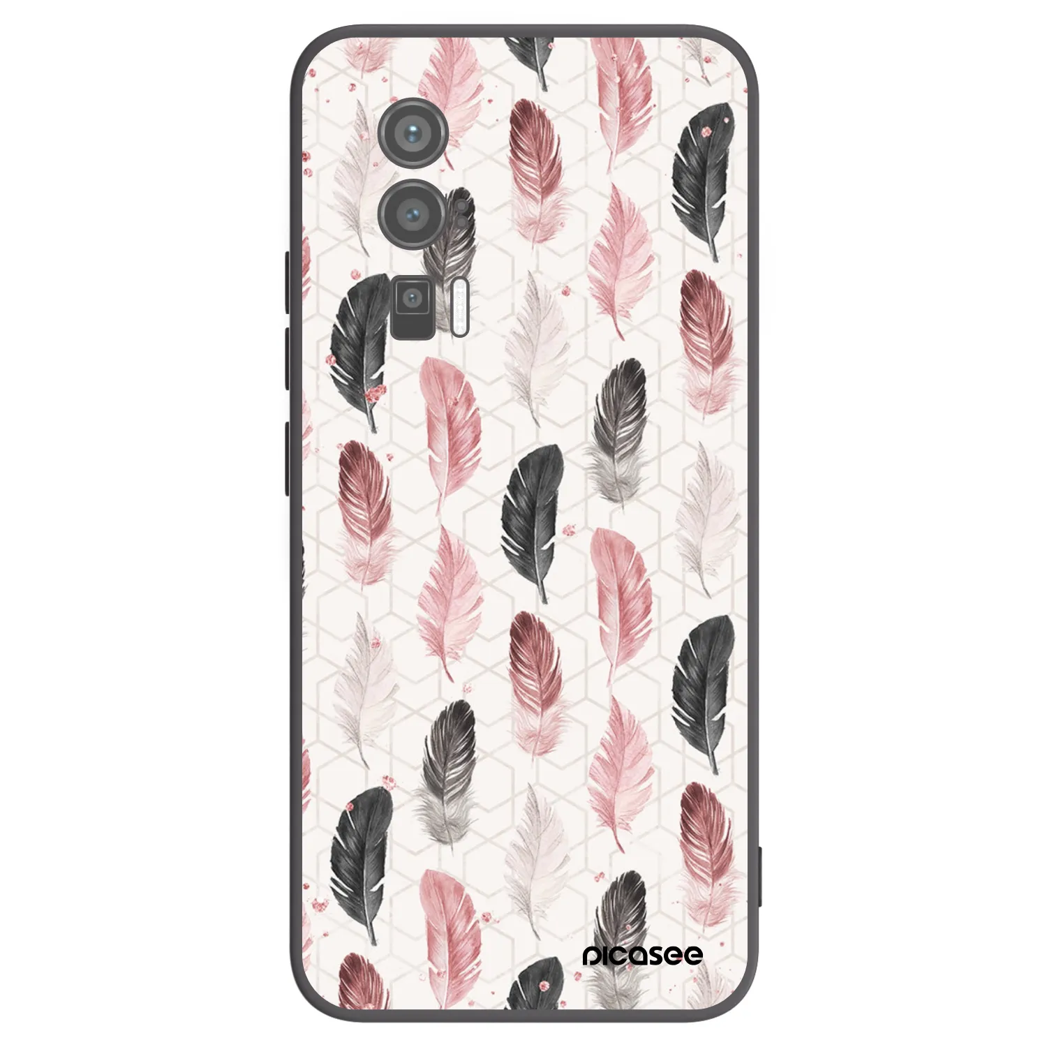 Picasee silikonski črni ovitek za Xiaomi Poco F5 Pro 5G - Feather 2