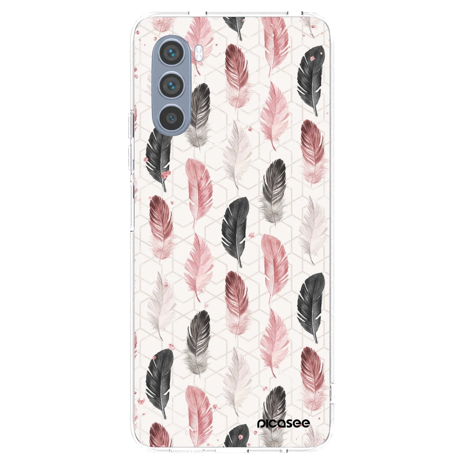 Picasee silikonski prozorni ovitek za Motorola Moto G62 - Feather 2