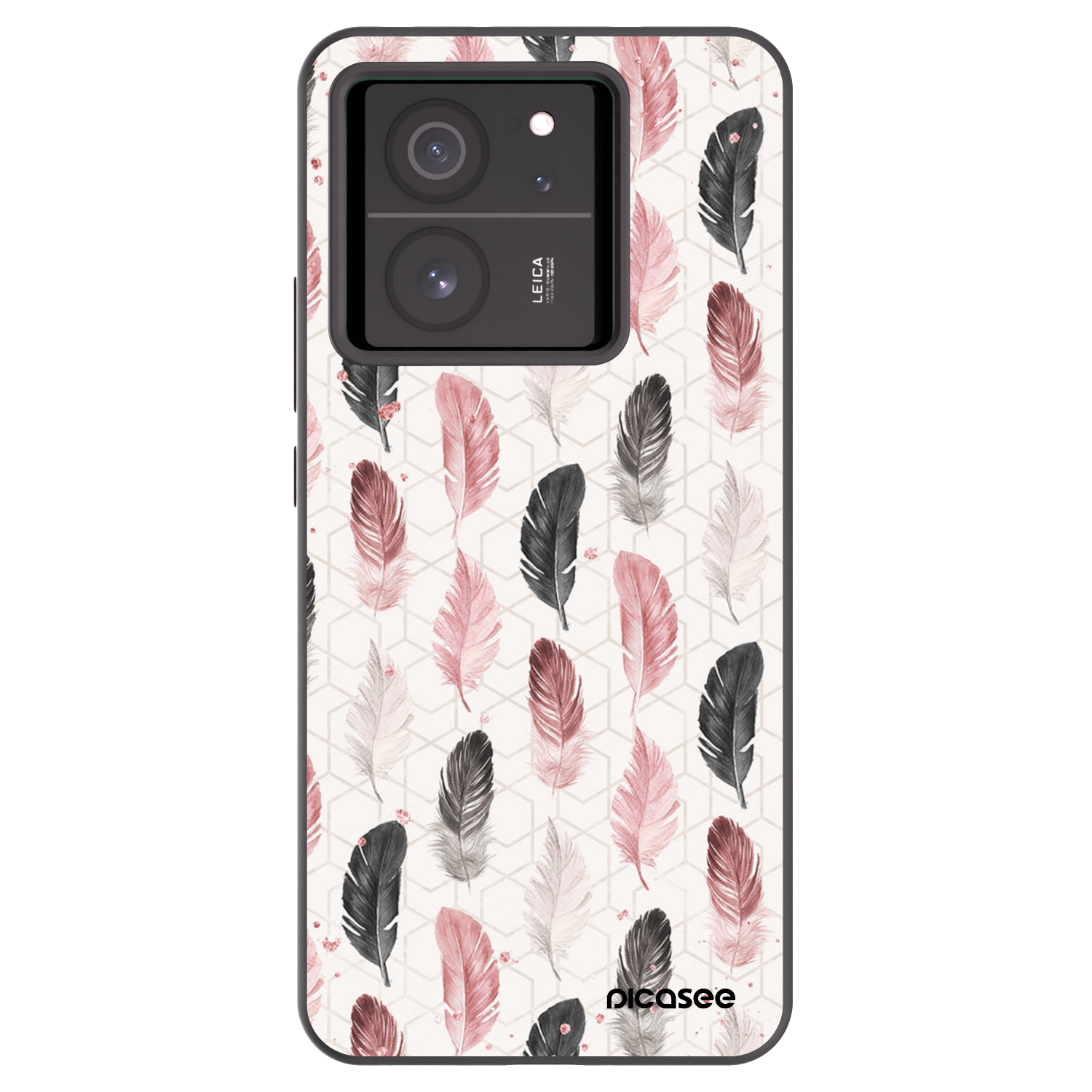 Picasee silikonski črni ovitek za Xiaomi 13T - Feather 2