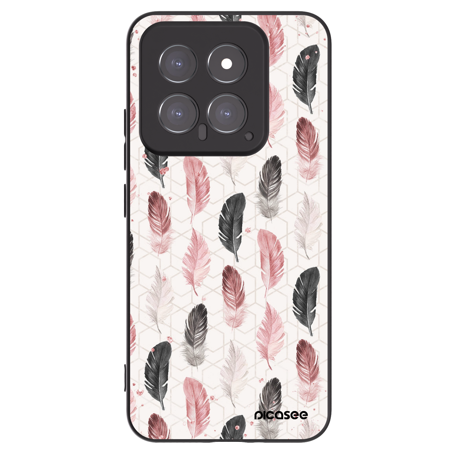 Picasee silikonski črni ovitek za Xiaomi 14 - Feather 2