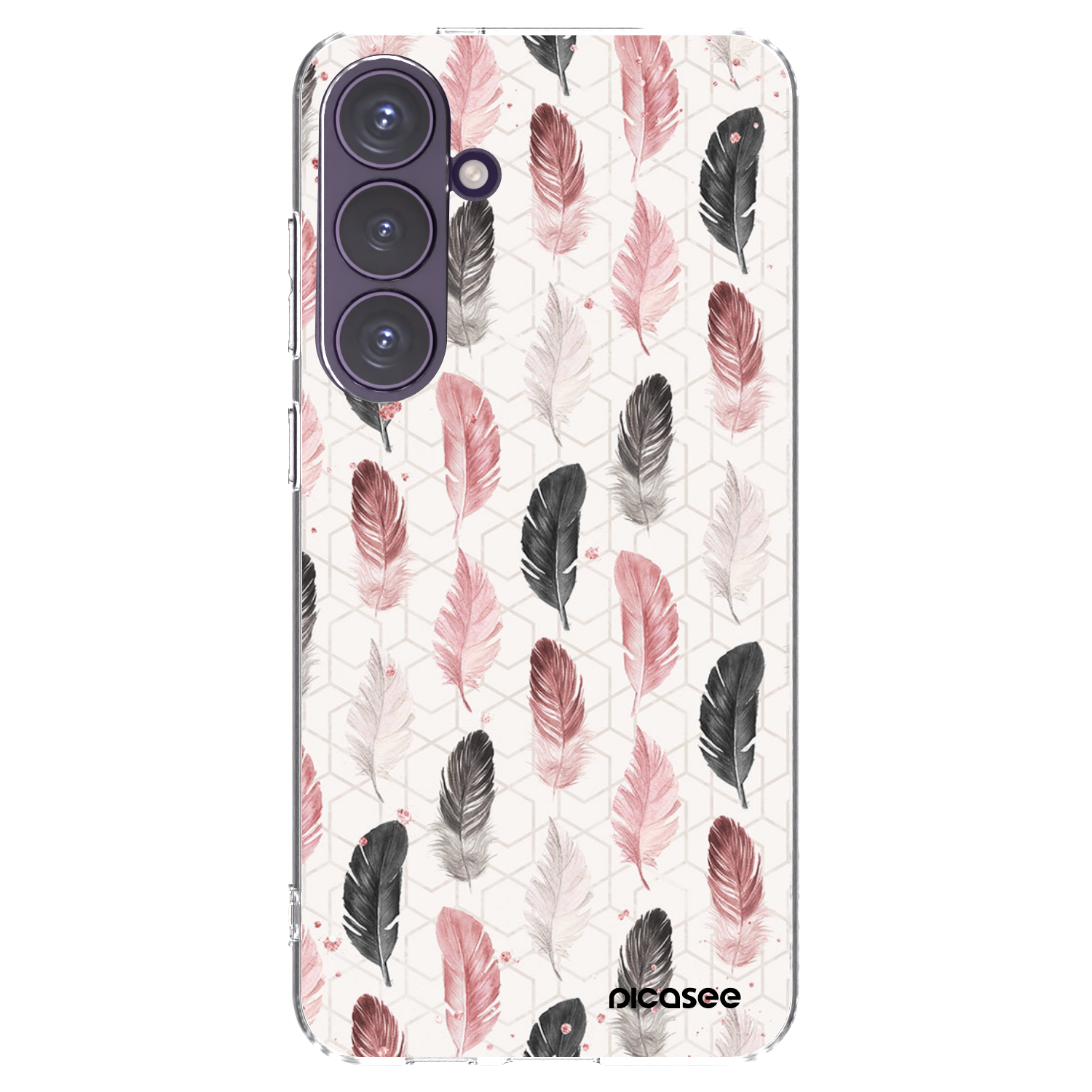 Picasee silikonski prozorni ovitek za Samsung Galaxy S24+ S926B 5G - Feather 2