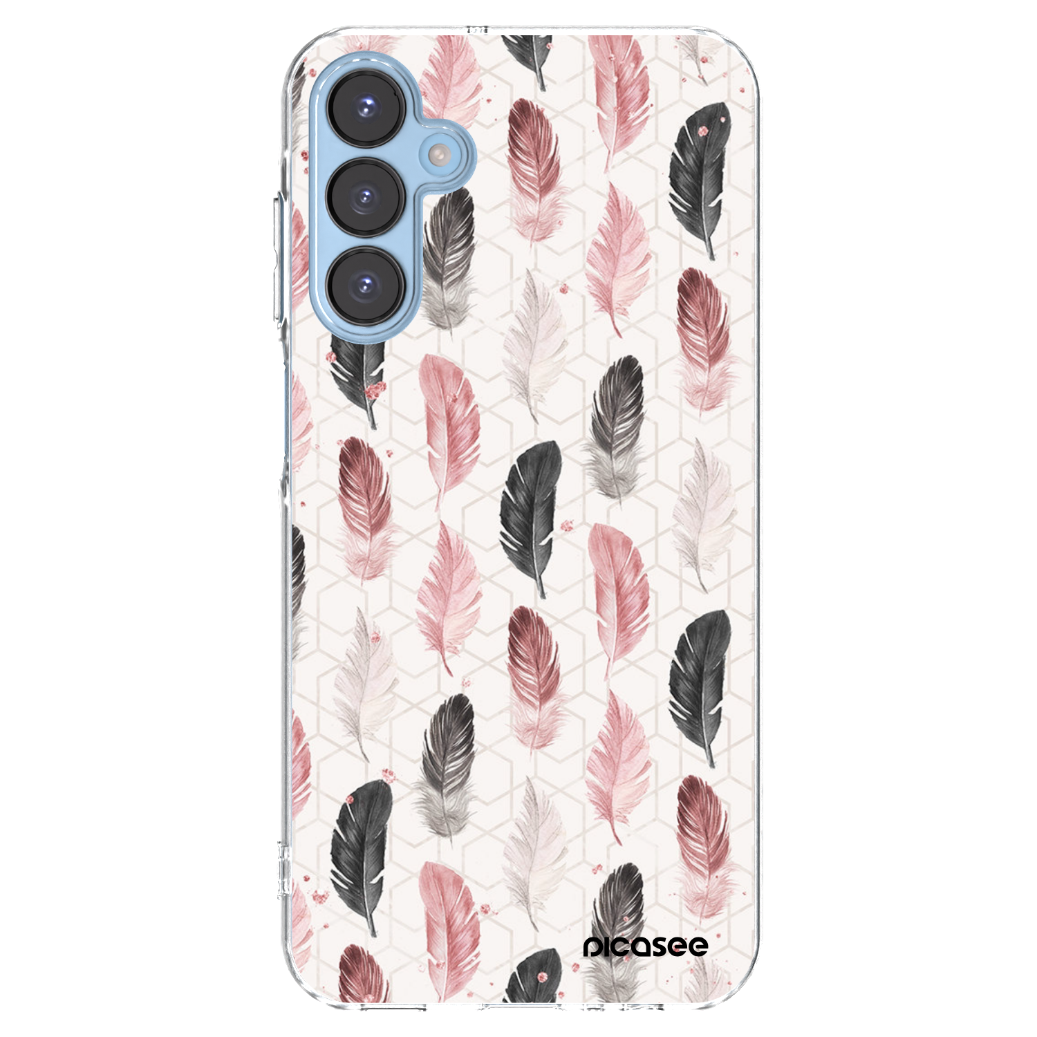 Picasee silikonski prozorni ovitek za Samsung Galaxy A15 A156B 5G - Feather 2