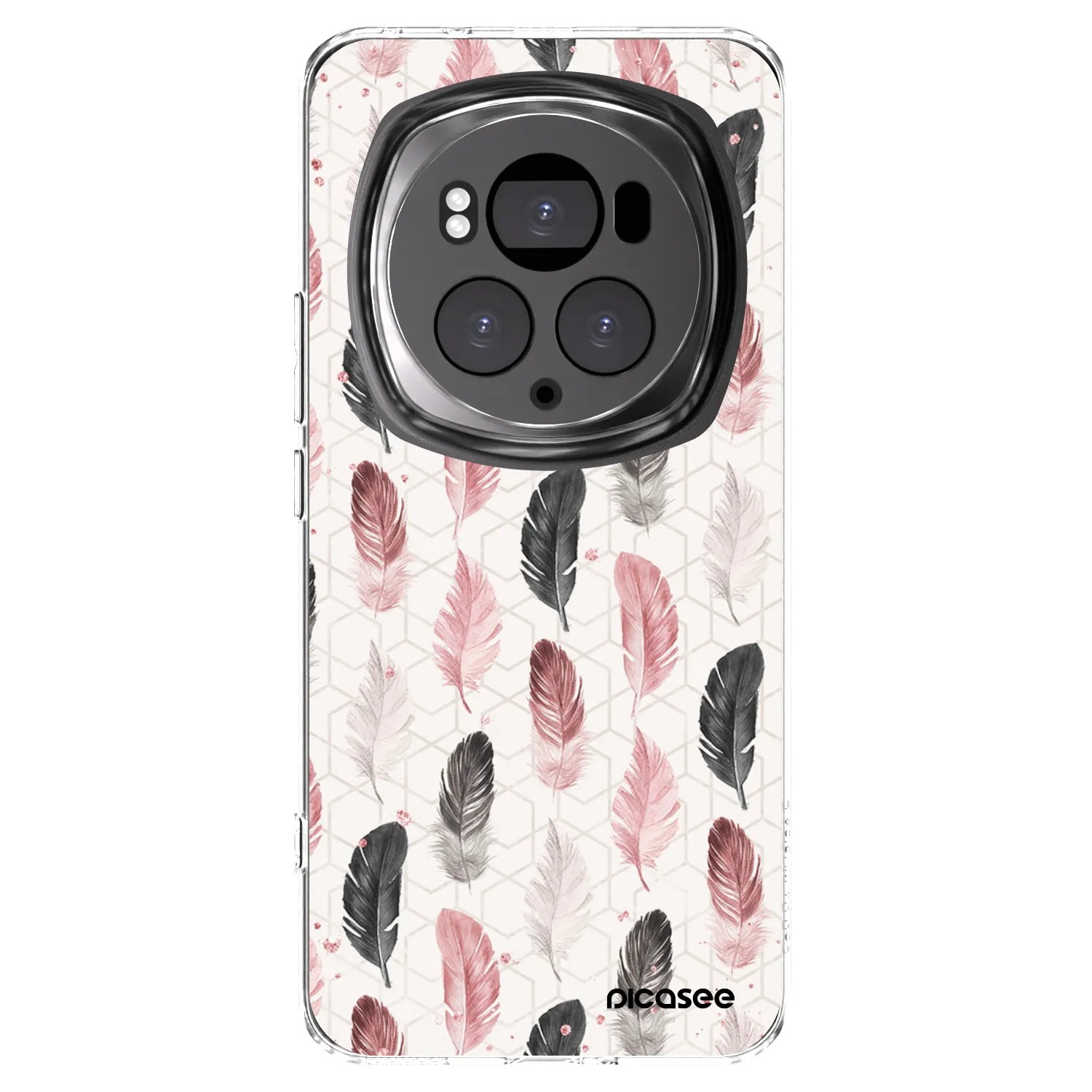 Picasee silikonski prozorni ovitek za Honor Magic6 Pro - Feather 2