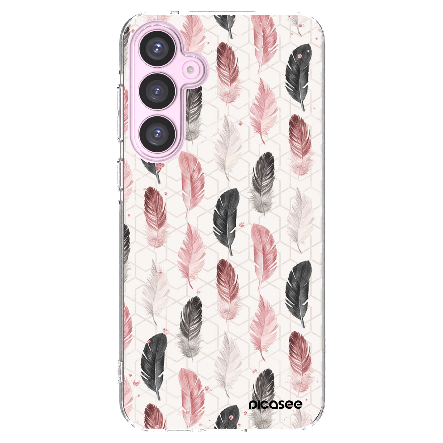 Picasee silikonski prozorni ovitek za Samsung Galaxy A55 5G A556B - Feather 2