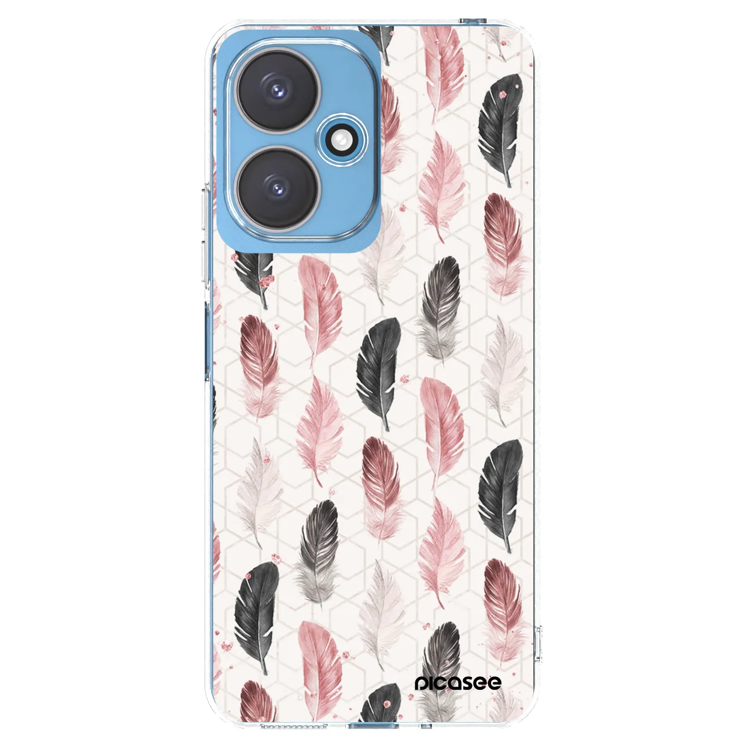 Picasee silikonski prozorni ovitek za Xiaomi Redmi 13C 5G - Feather 2