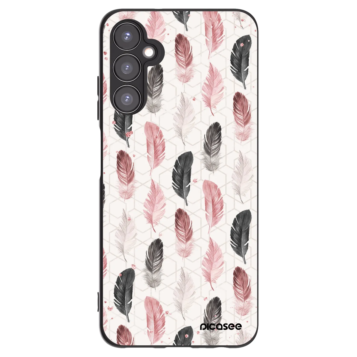 Picasee silikonski črni ovitek za Samsung Galaxy A05s A057G - Feather 2