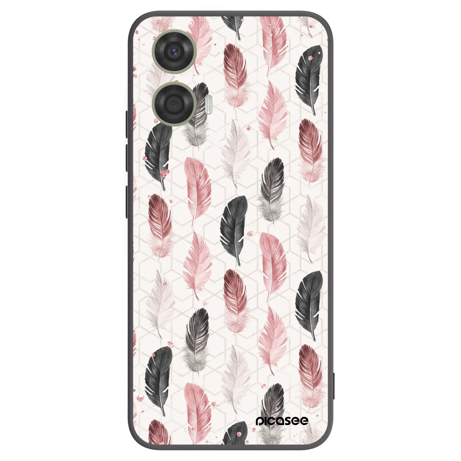 Picasee silikonski črni ovitek za Motorola Moto G24 - Feather 2