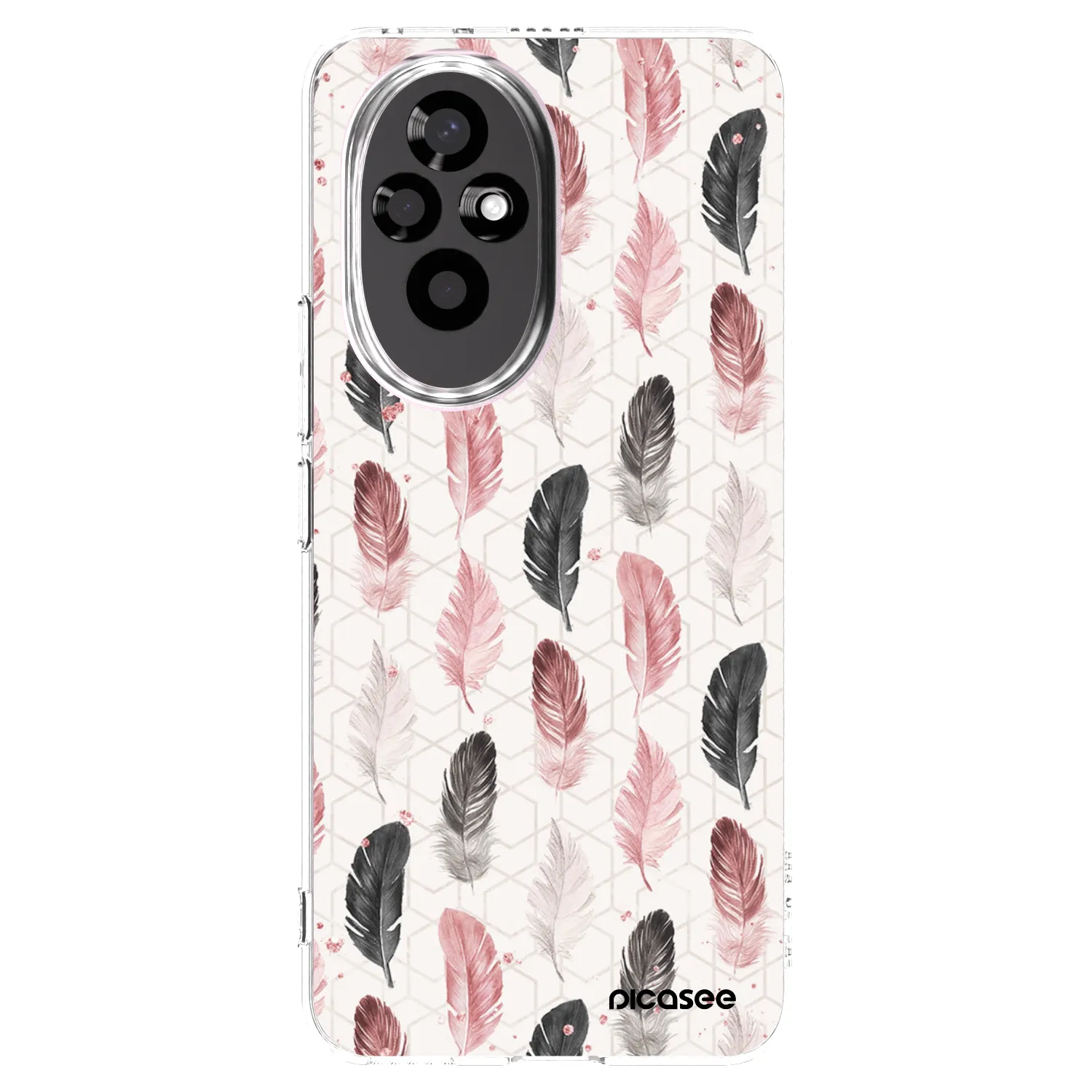 Picasee silikonski prozorni ovitek za Honor 200 Pro 5G - Feather 2