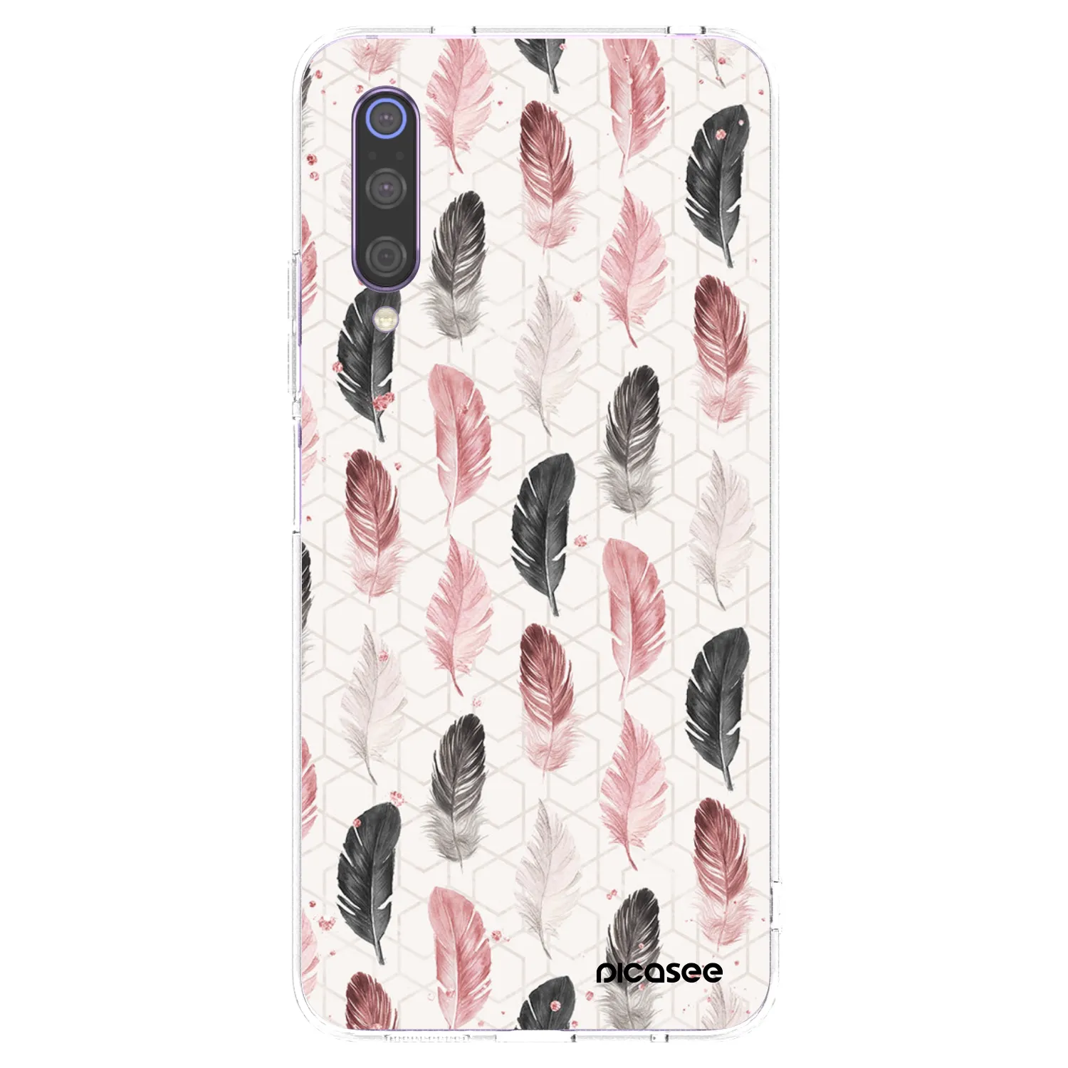 Picasee silikonski prozorni ovitek za Xiaomi Mi 9 - Feather 2