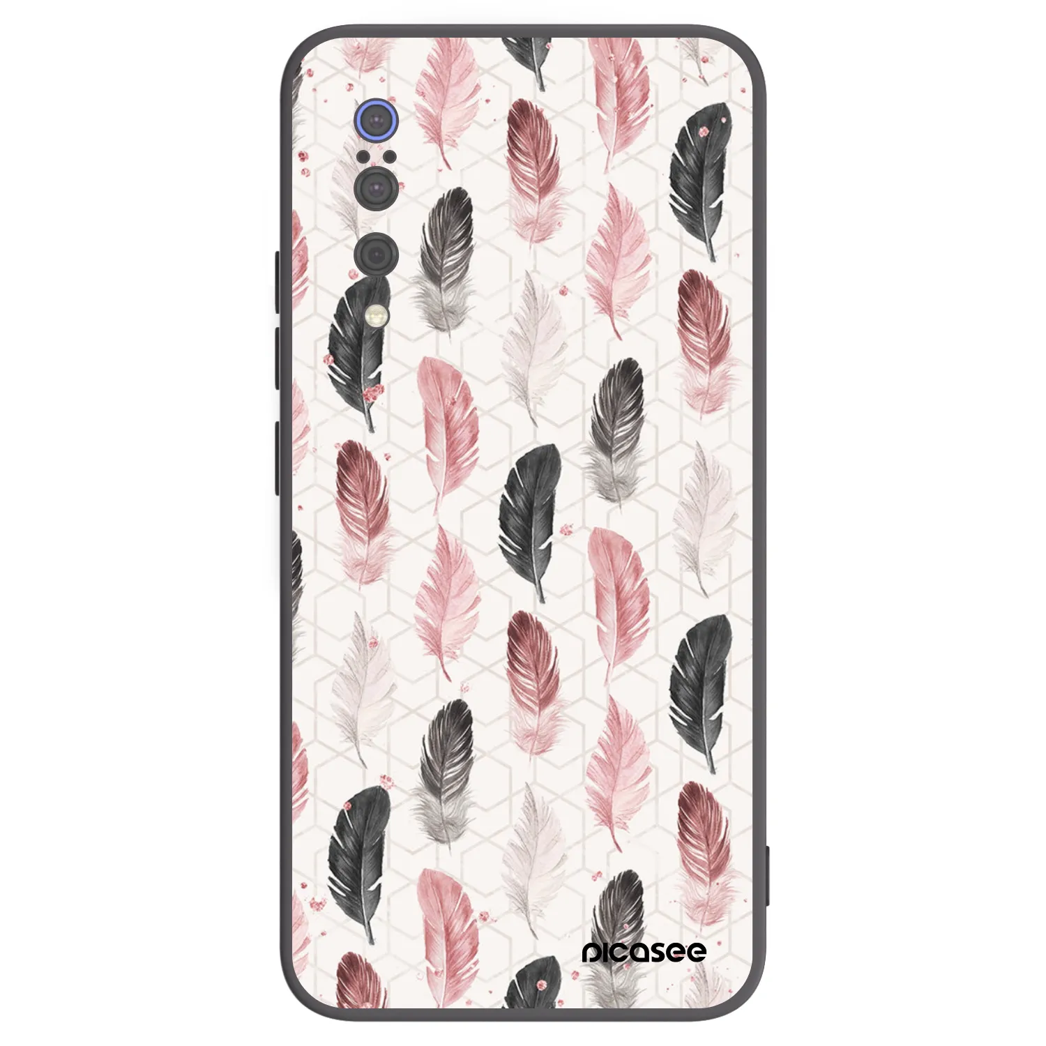 Picasee silikonski črni ovitek za Xiaomi Mi 9 - Feather 2