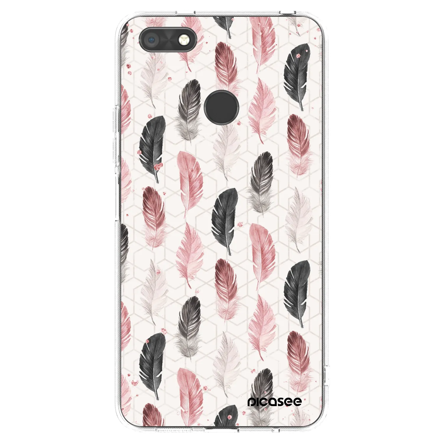 Picasee silikonski prozorni ovitek za Huawei P9 Lite Mini - Feather 2