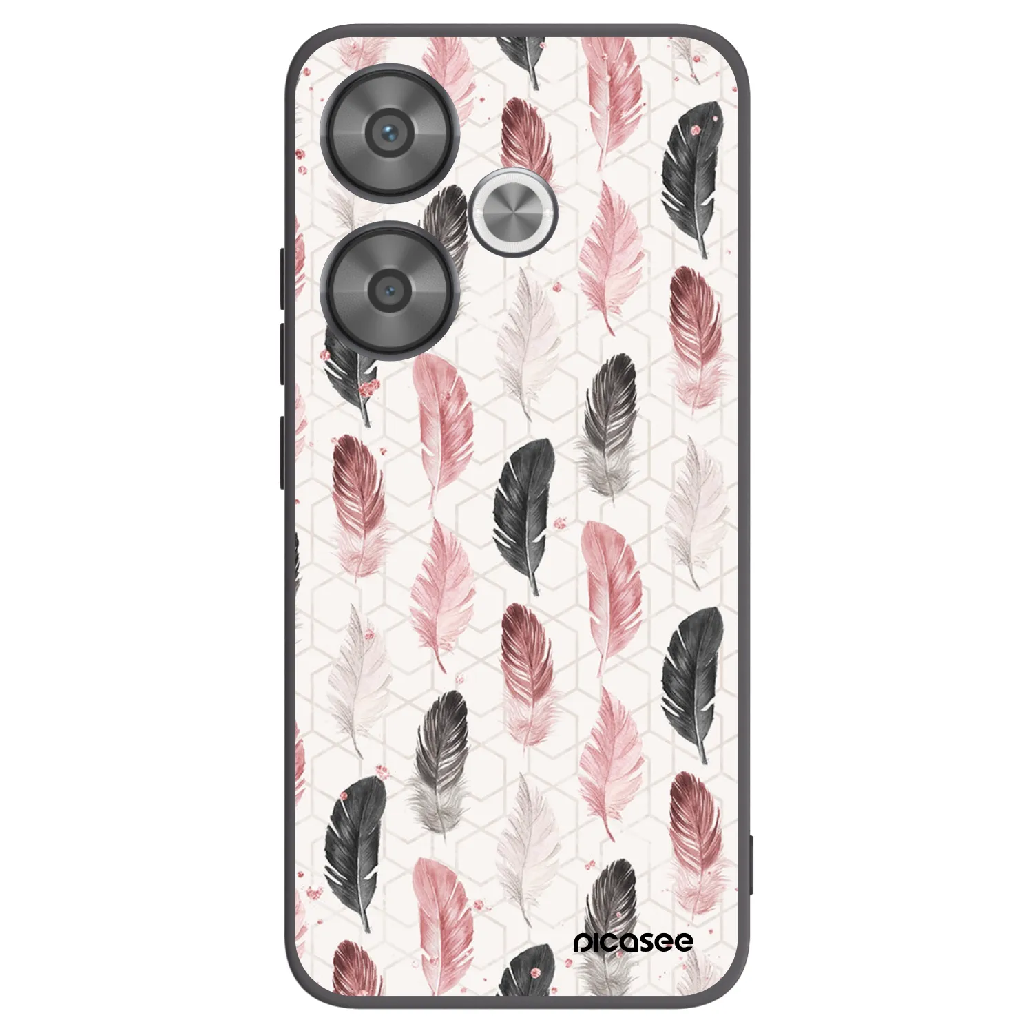 Picasee silikonski črni ovitek za Xiaomi Poco F6 - Feather 2