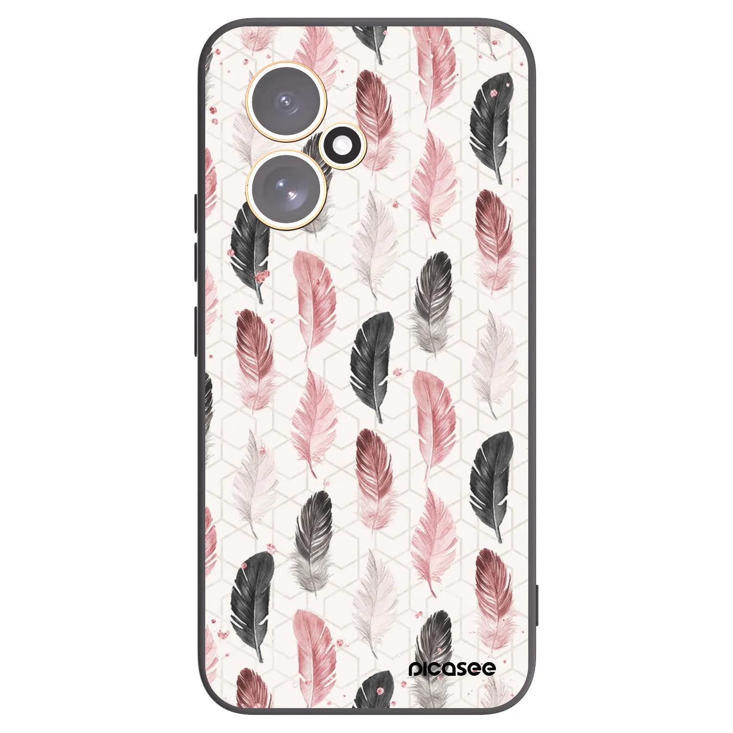 Picasee silikonski črni ovitek za Honor 400 5G - Feather 2