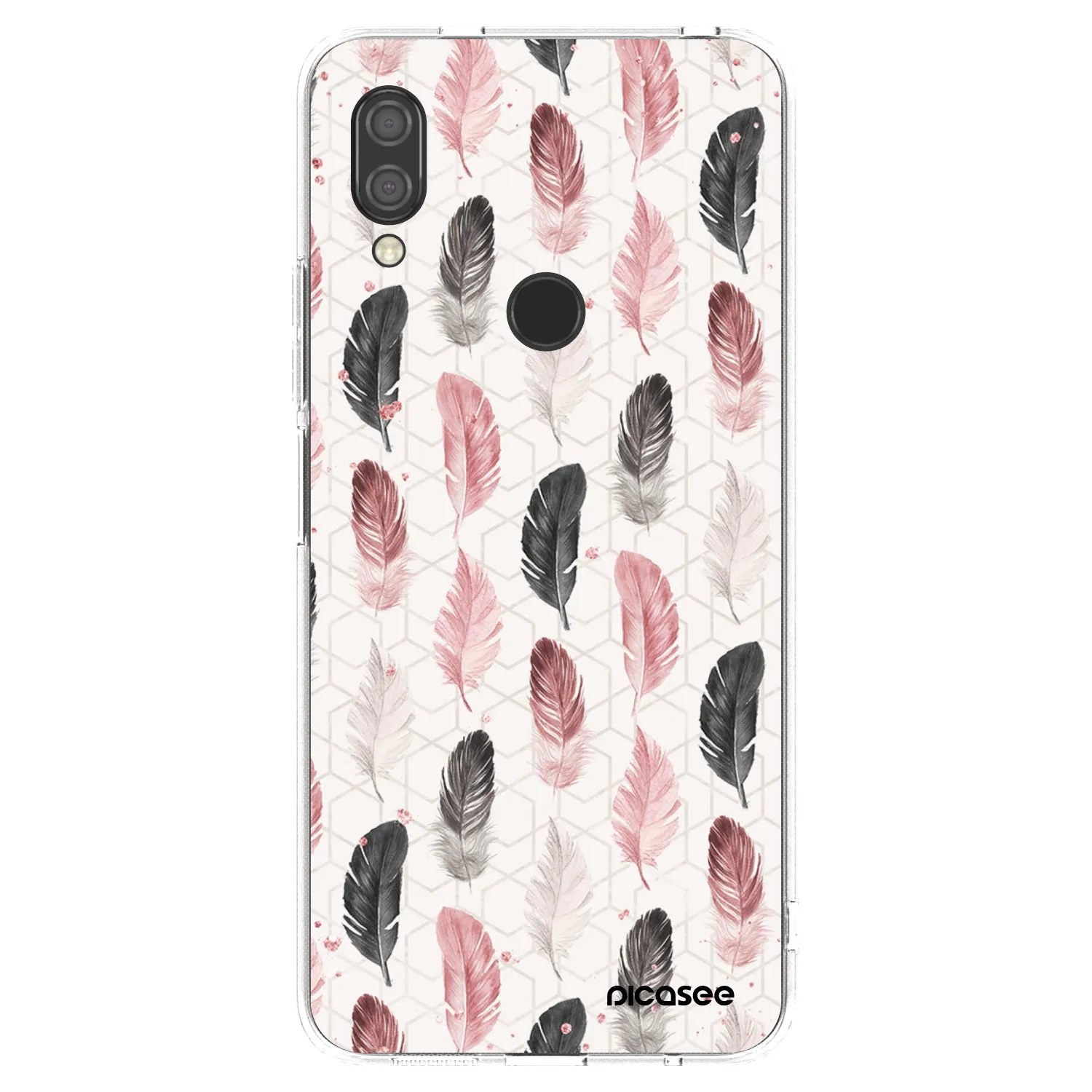Picasee silikonski prozorni ovitek za Xiaomi Redmi 7 - Feather 2