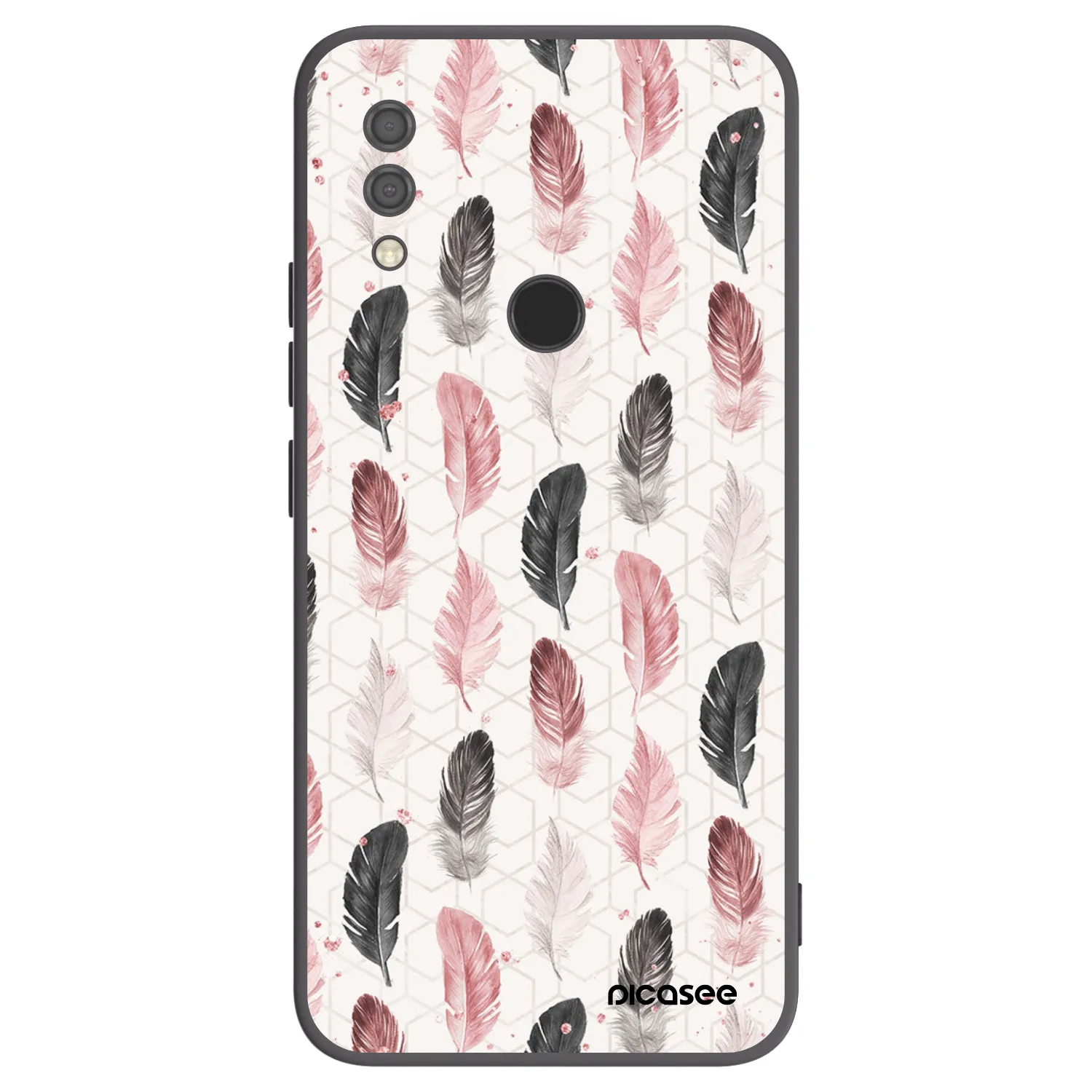 Picasee silikonski črni ovitek za Xiaomi Redmi 7 - Feather 2