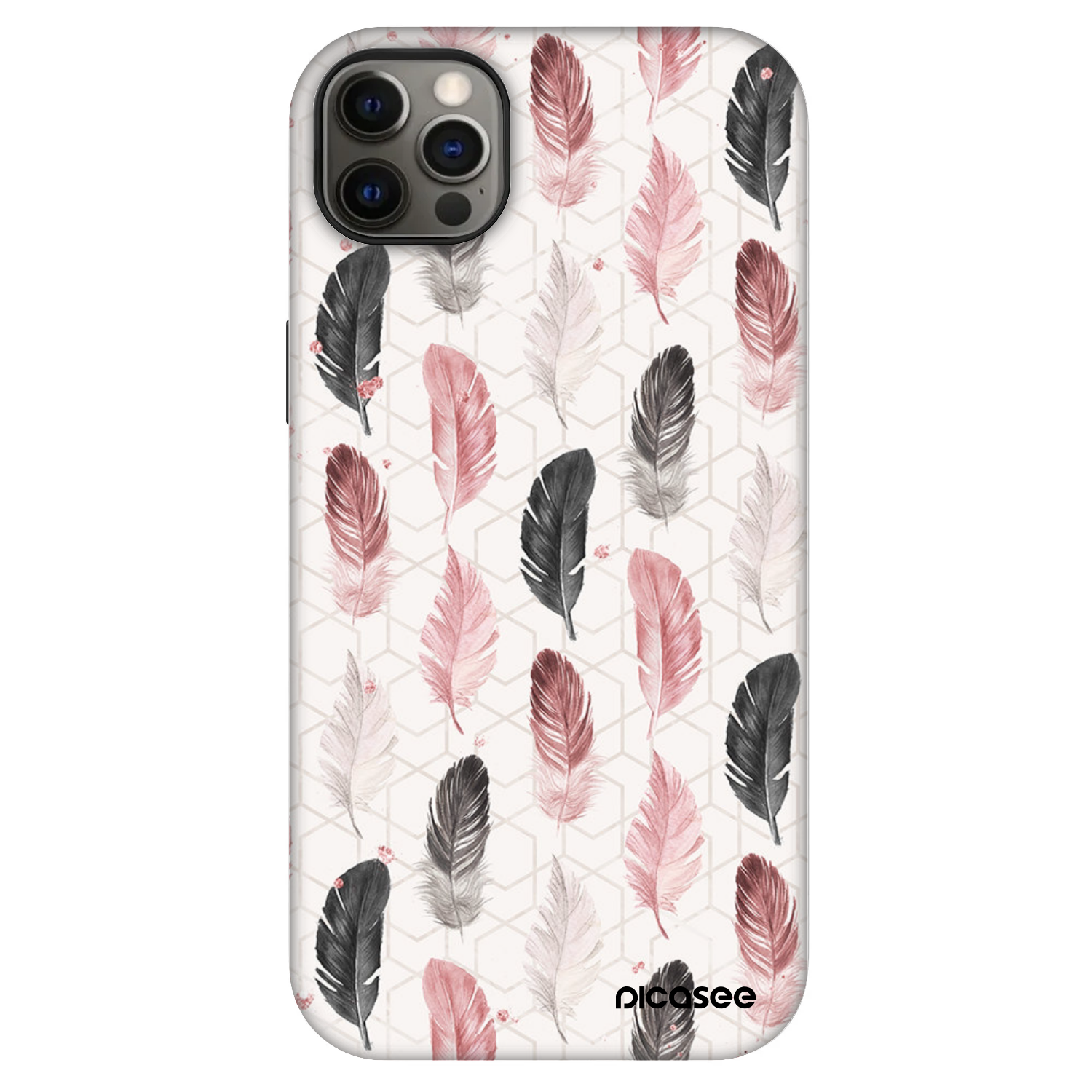 Picasee Fashion Case MagSafe za Apple iPhone 12 Pro Max - Feather 2
