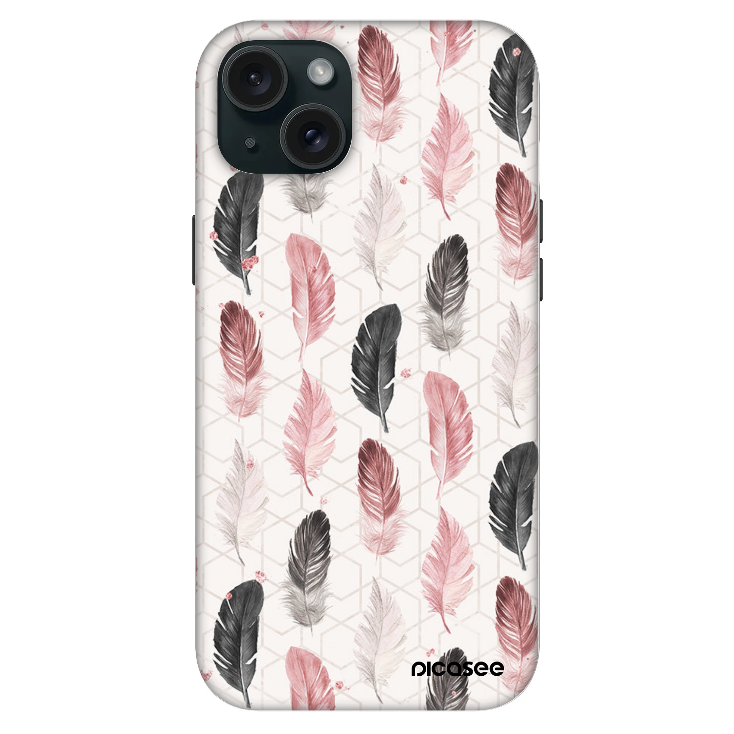 Picasee Fashion Case MagSafe za Apple iPhone 15 Plus - Feather 2
