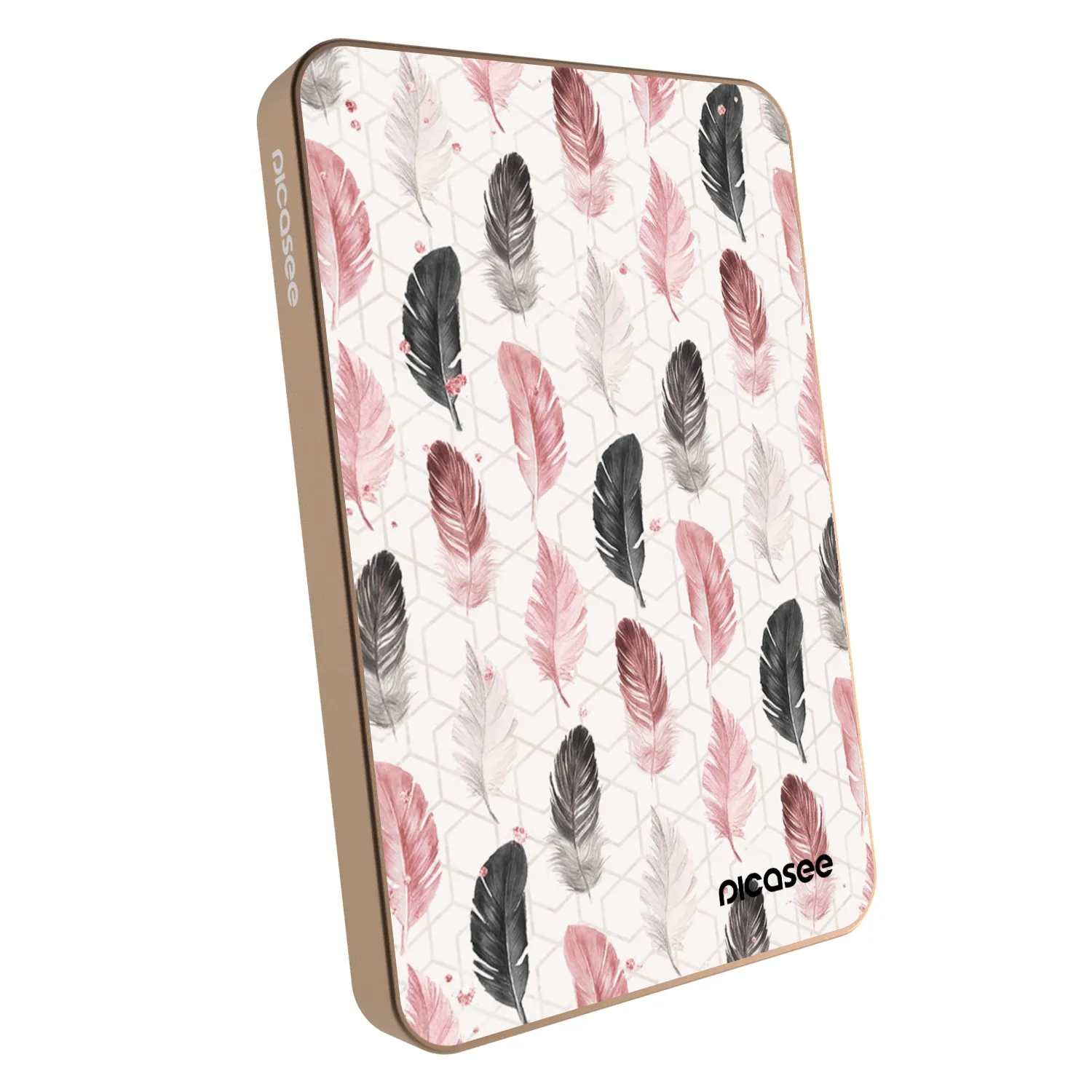 Picasee Prenosna baterija z MagSafe 5 000 mAh Zlati - Feather 2