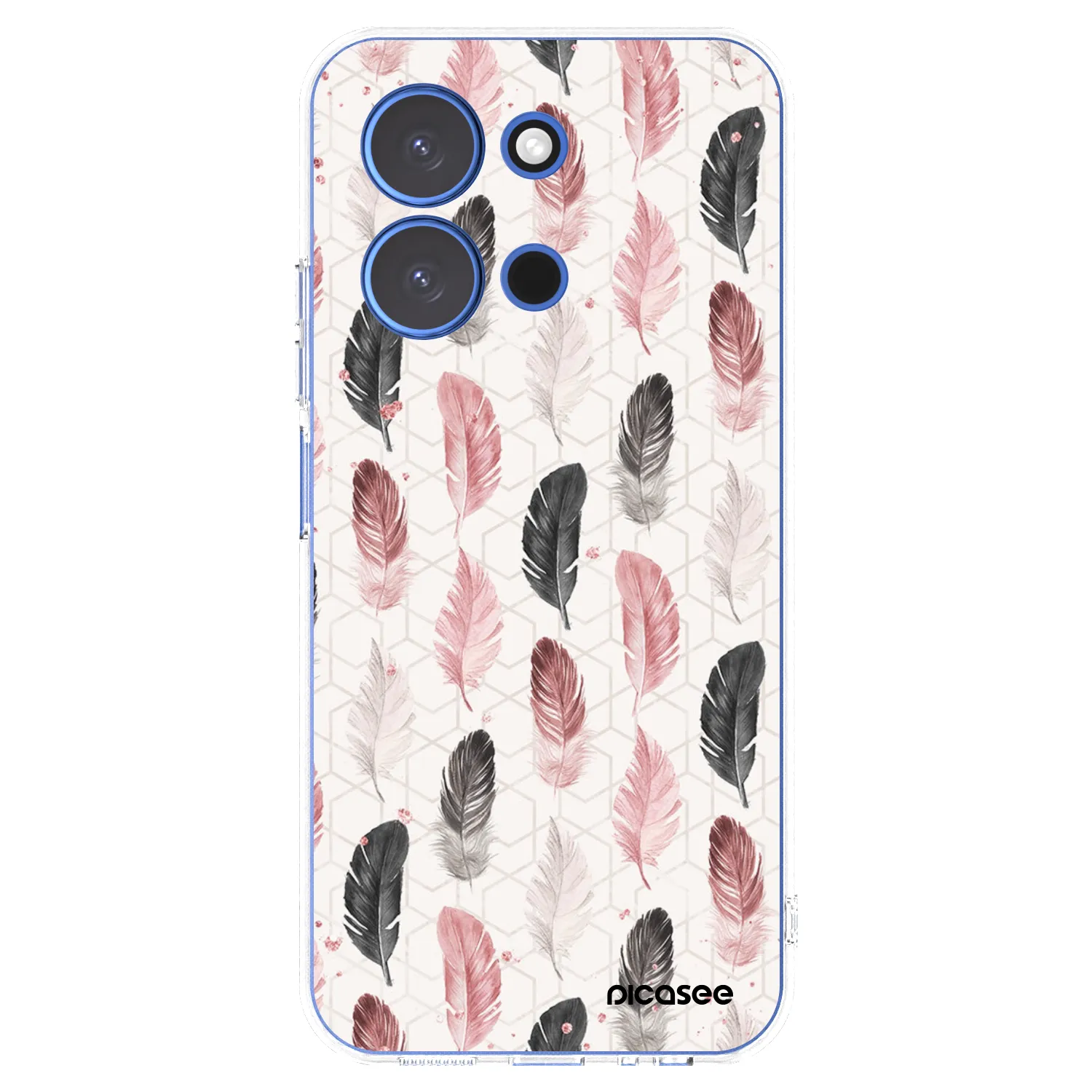 Picasee silikonski prozorni ovitek za Xiaomi Redmi 15C 4G - Feather 2