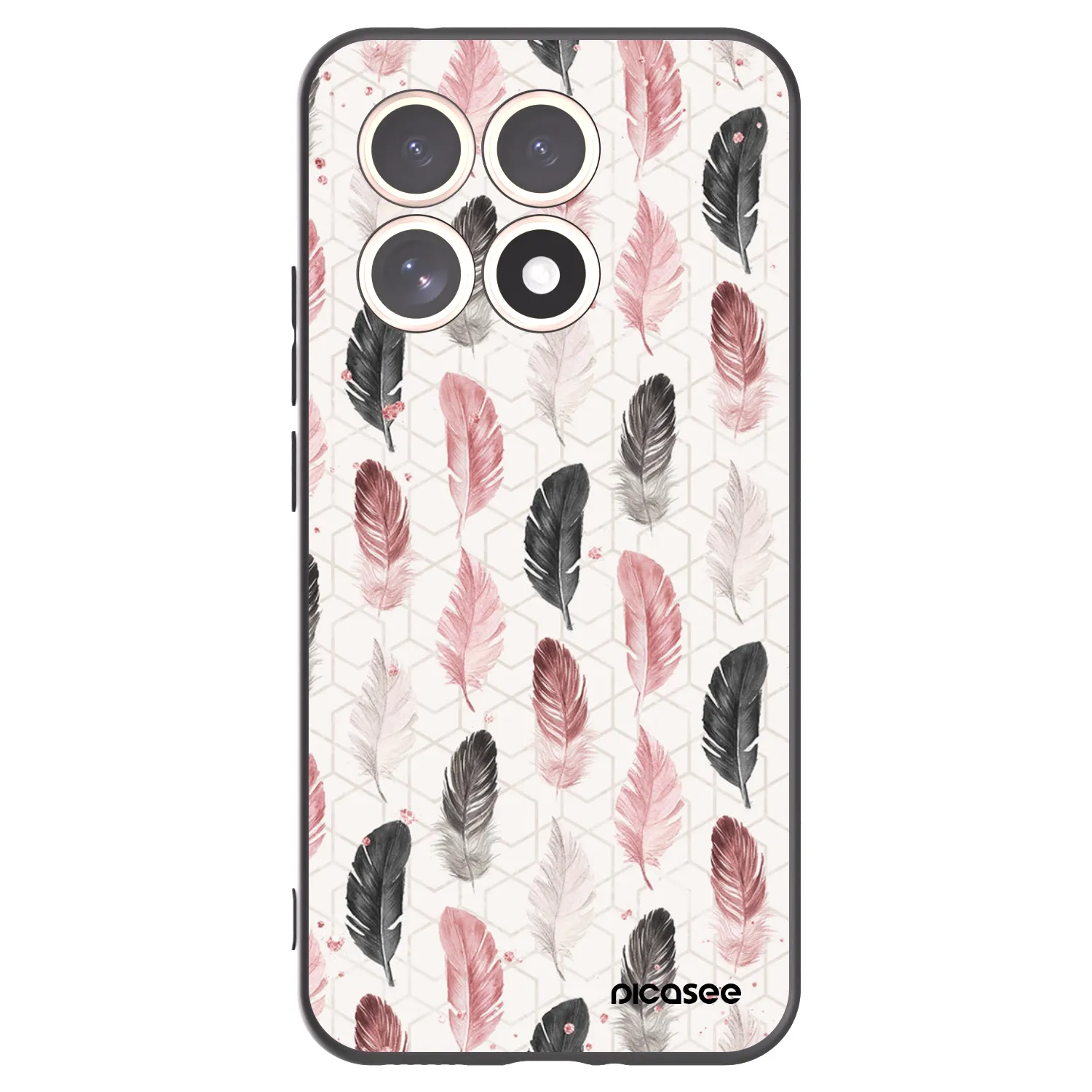 Picasee silikonski črni ovitek za Xiaomi 15T - Feather 2