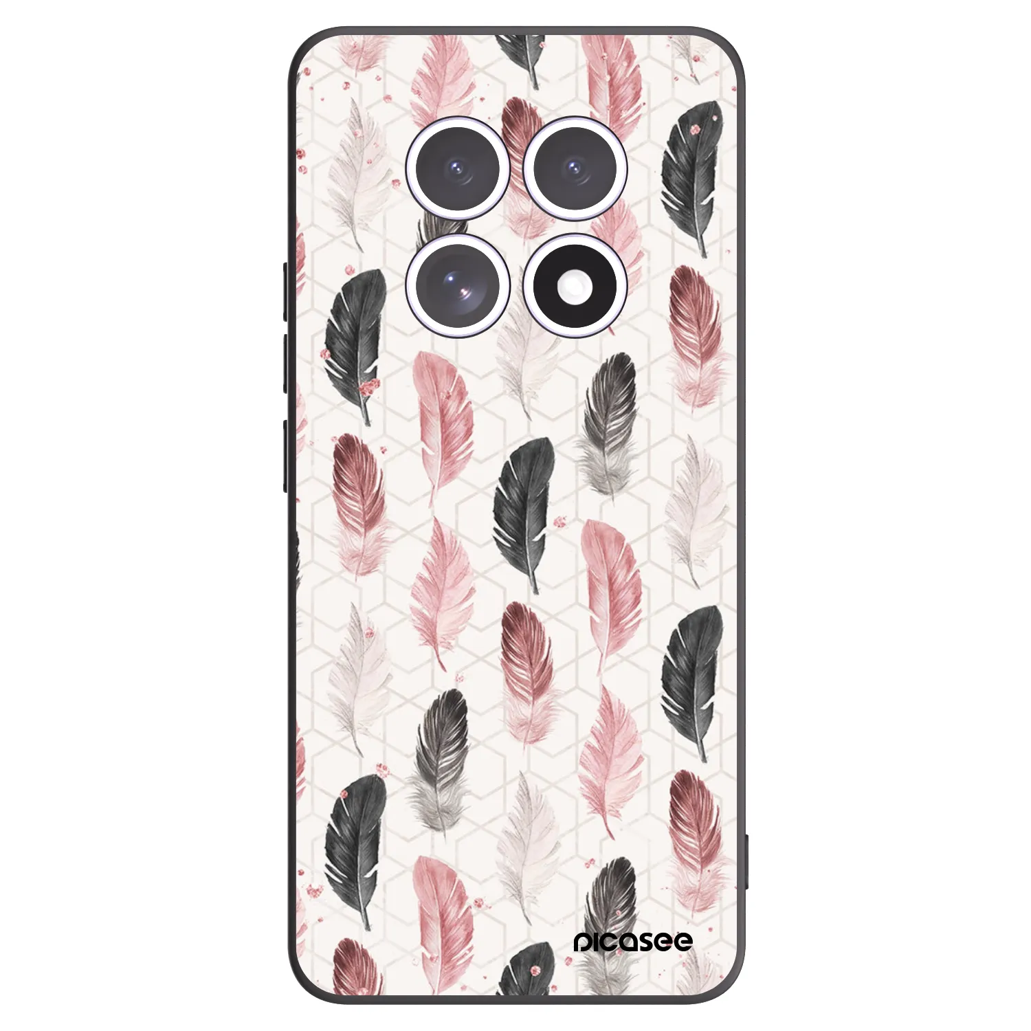 Picasee silikonski črni ovitek za Xiaomi Redmi Note 15 - Feather 2